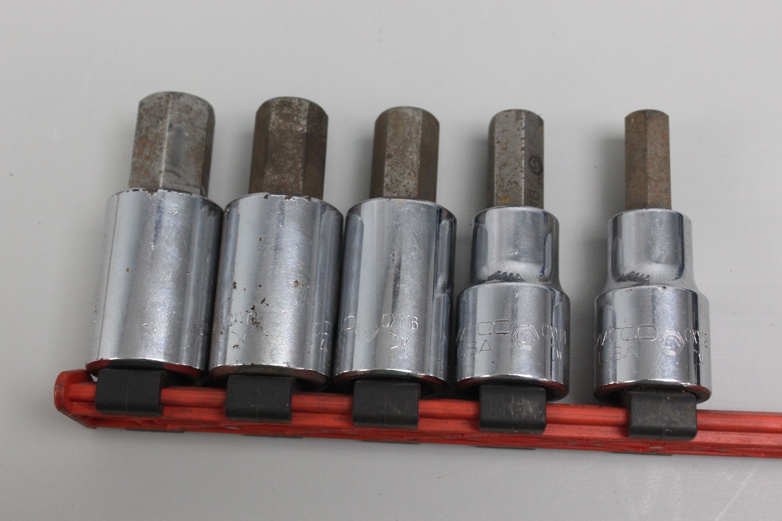 Matco Tools 1/2″ Drive Hex Socket Set, 9 piece, Metric/Standard