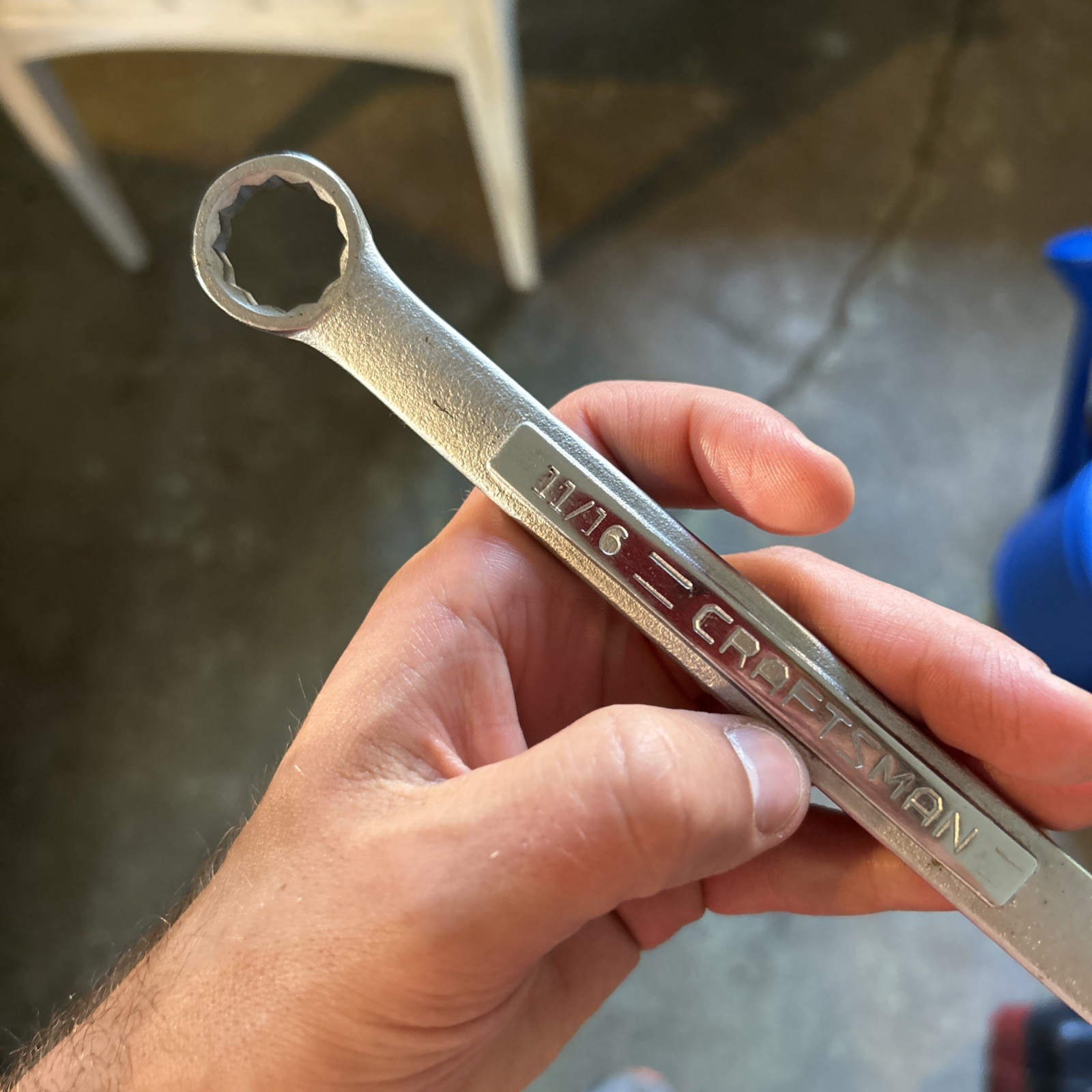 Craftsman 11/16in. Combination Wrench Vintage V 44698 Made in USA