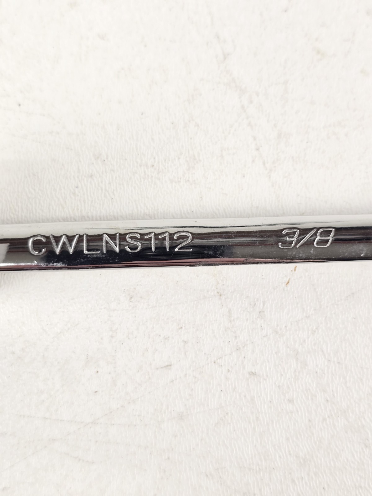 NAPA Carlyle SAE Combination Wrench 12 Pt 3/8″ CWLNS112 Polish Chrome Non Slip