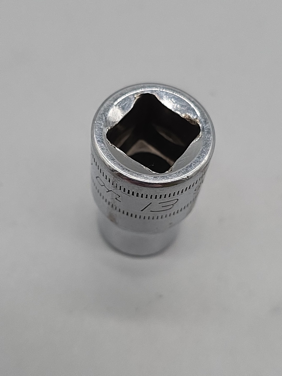 Snap-on Tools SWM131A 13mm 1/2″ Drive Metric 12-Point Shallow Chrome Socket USA