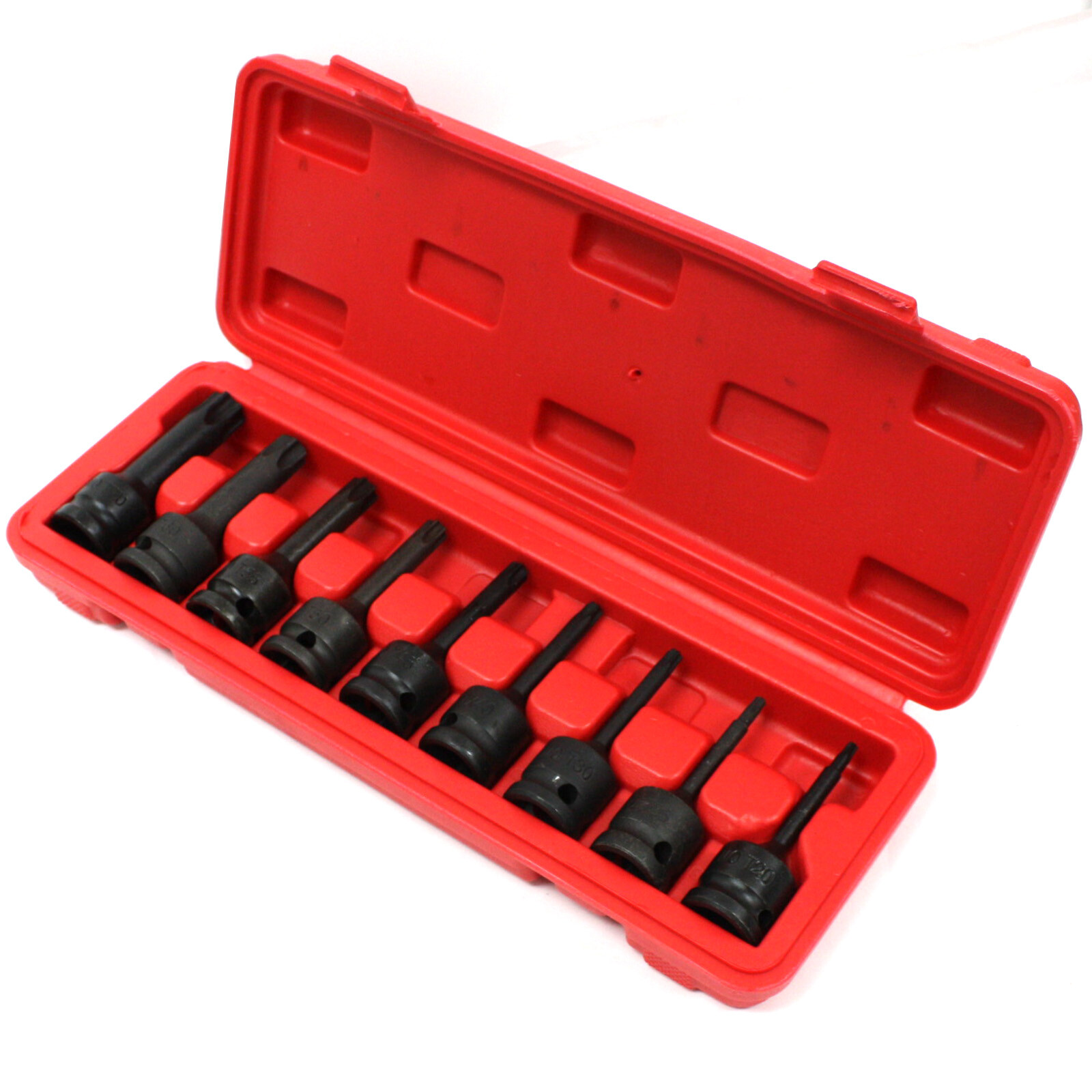 9 pcs 1/2″ Impact Bit Socket Set T-Star T20 T70 T60 T55 T50 T45 TX40 T30 T25 T2