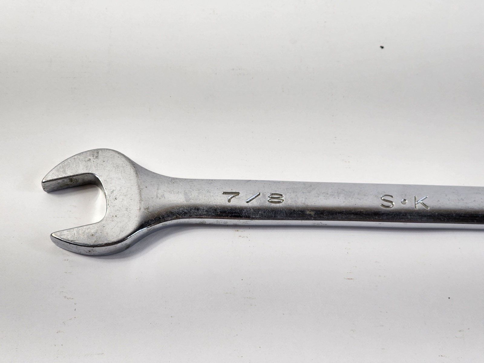 SK Professional Tools 88228 7/8″ 12pt SuperKrome Fractional Combo Wrench USA