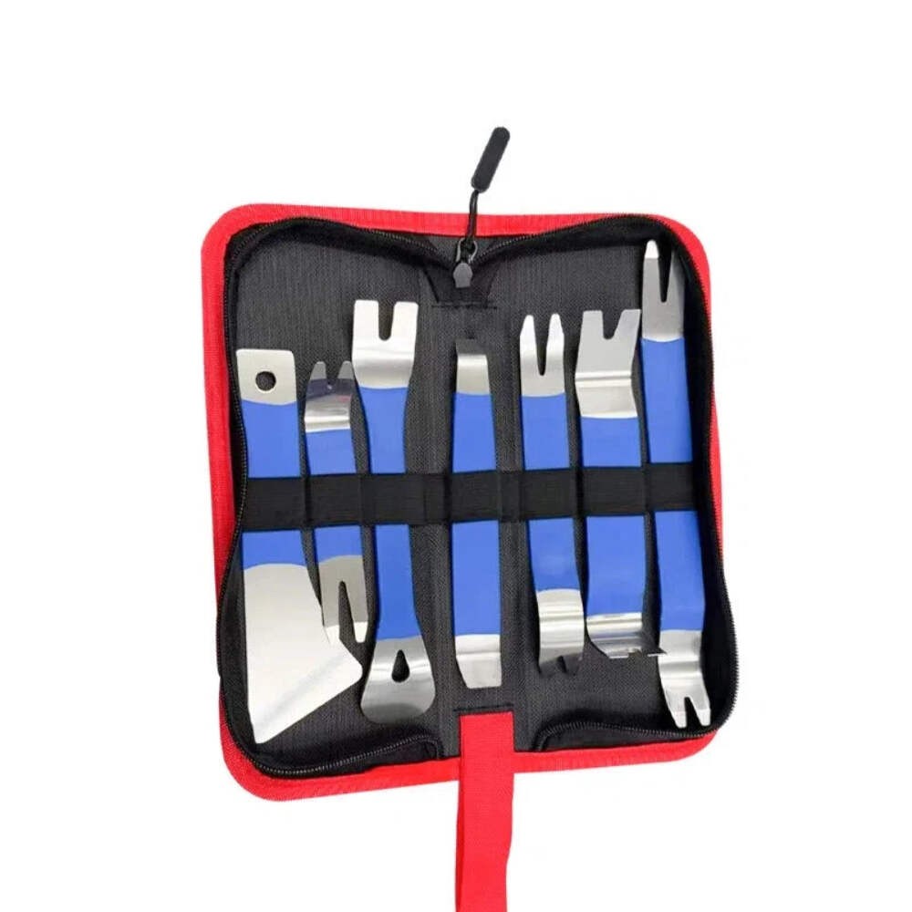 Stainless Steel & Plastic Car Audio Removal Tool 7pcs Door Panel Trim Pry Tool S