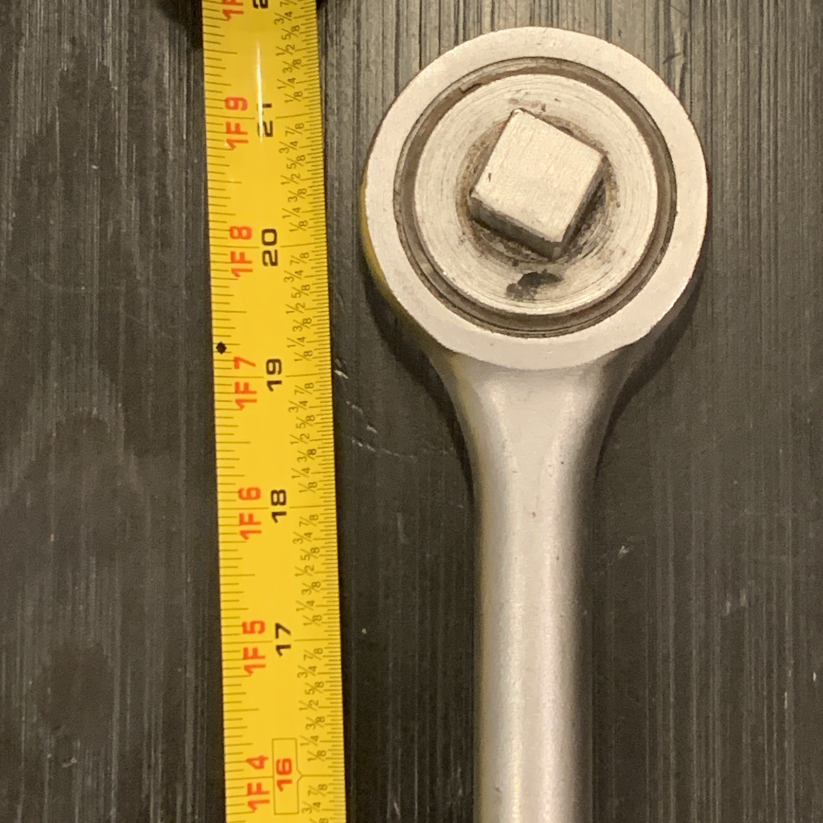 Vintage Crescent 3/4″ Drive 21.5″ Long Socket Ratchet Model LH71 Made USA Used
