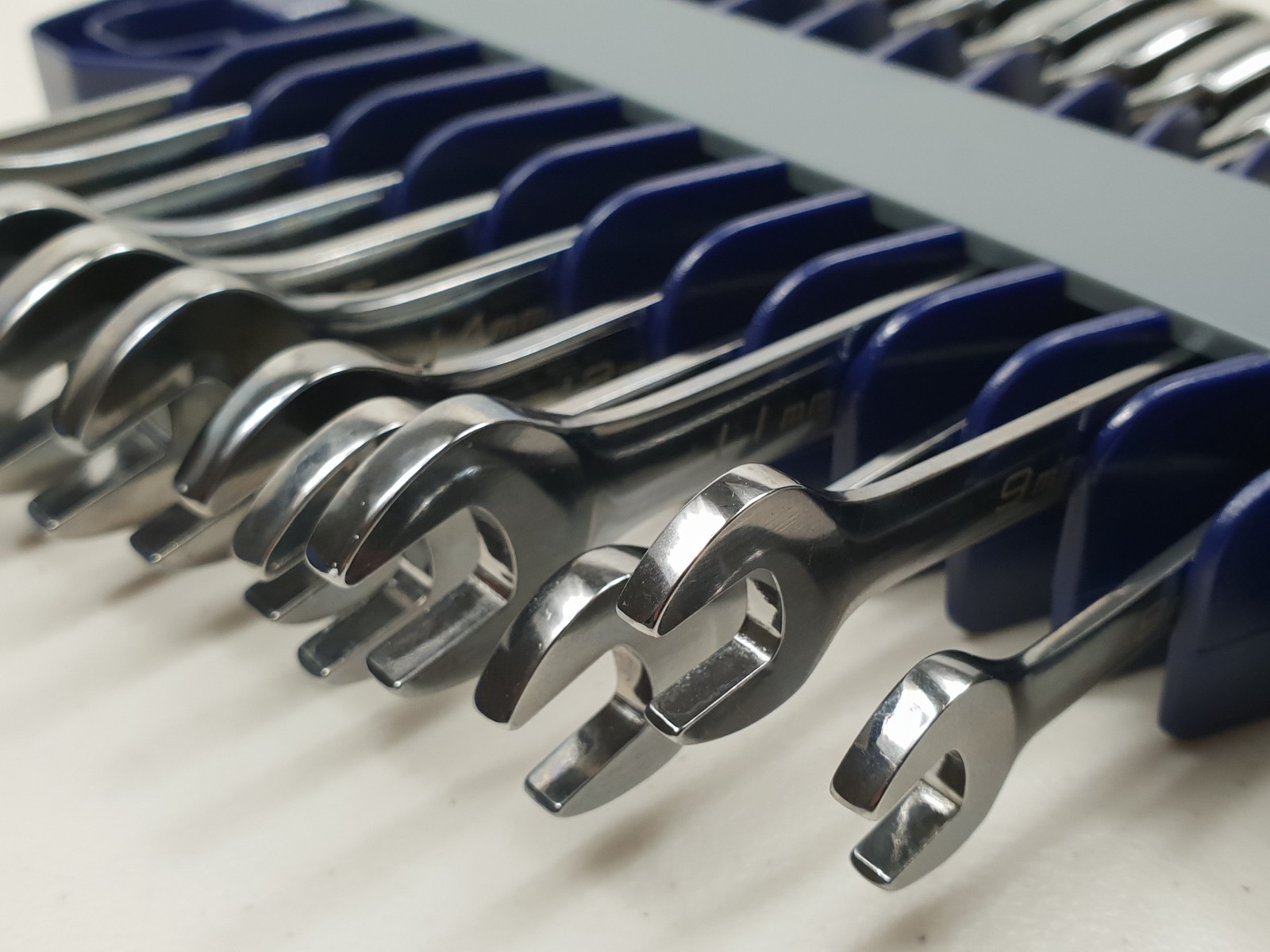 Blue Point 8-19mm Ratchet Spanner Set BOERM712 – As sold by Snap On.