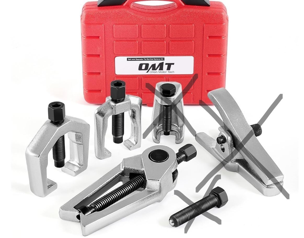 OMT Ball Joint Separator Tie Rod End Remover Tool Set – Incomplete Missing PCS