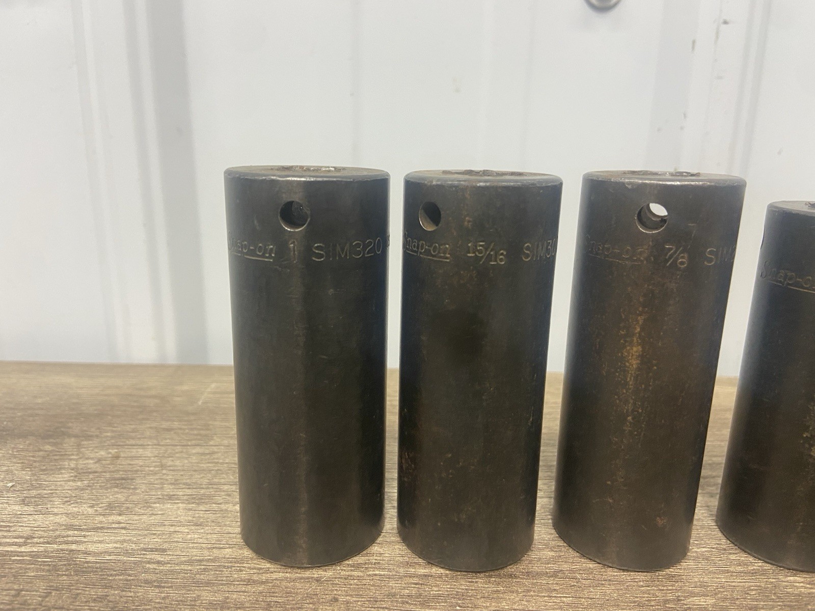 Snap-on SIM160 1/2″- SIM320 1″ Deep Impact 9pc SAE Socket Set 1/2″ Drive 6 pt