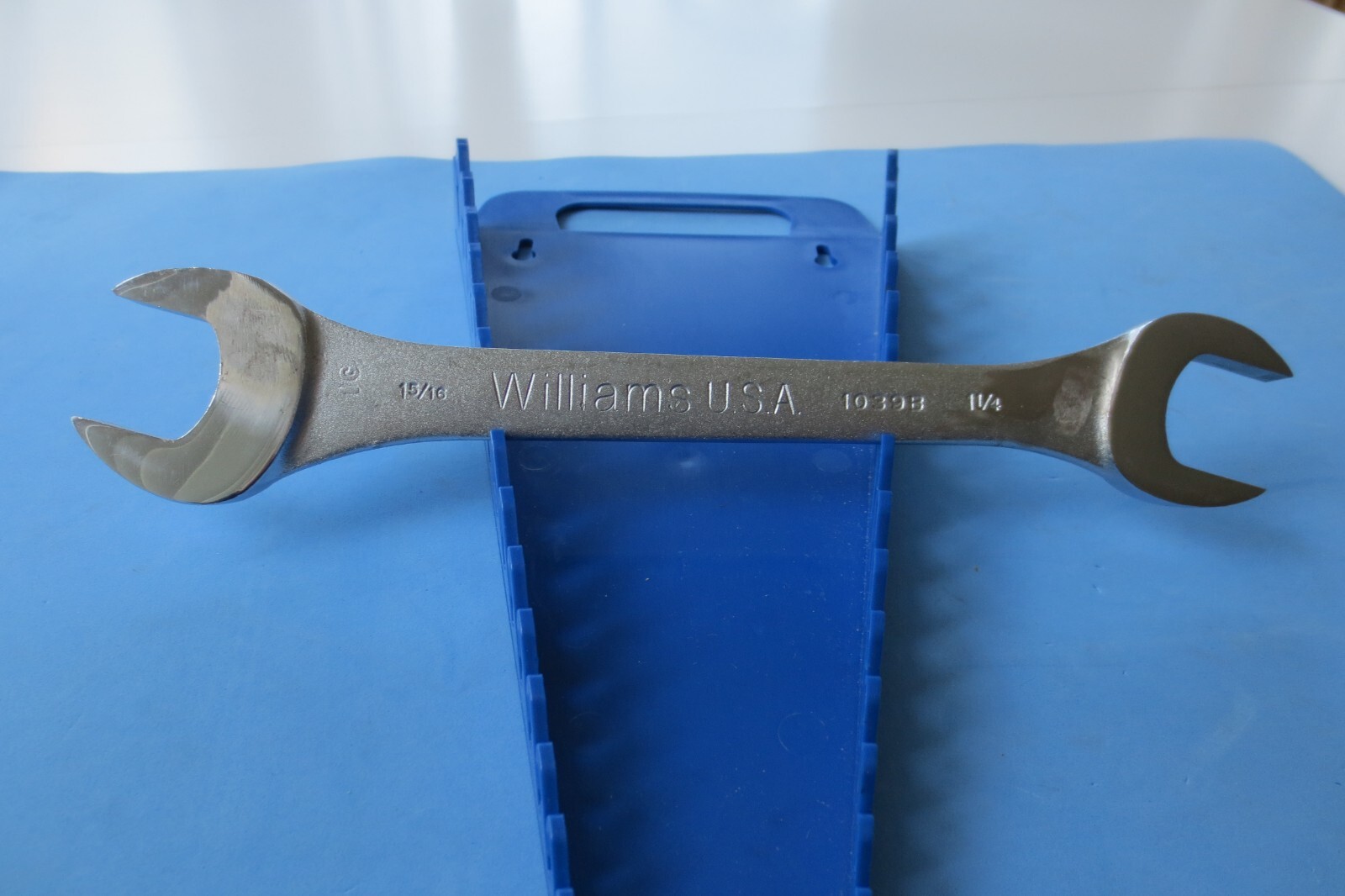 Williams 1039B, 1-1/4″ X 1-5/16″ Satin Double Open End Wrench ★★ Lightly used ★★