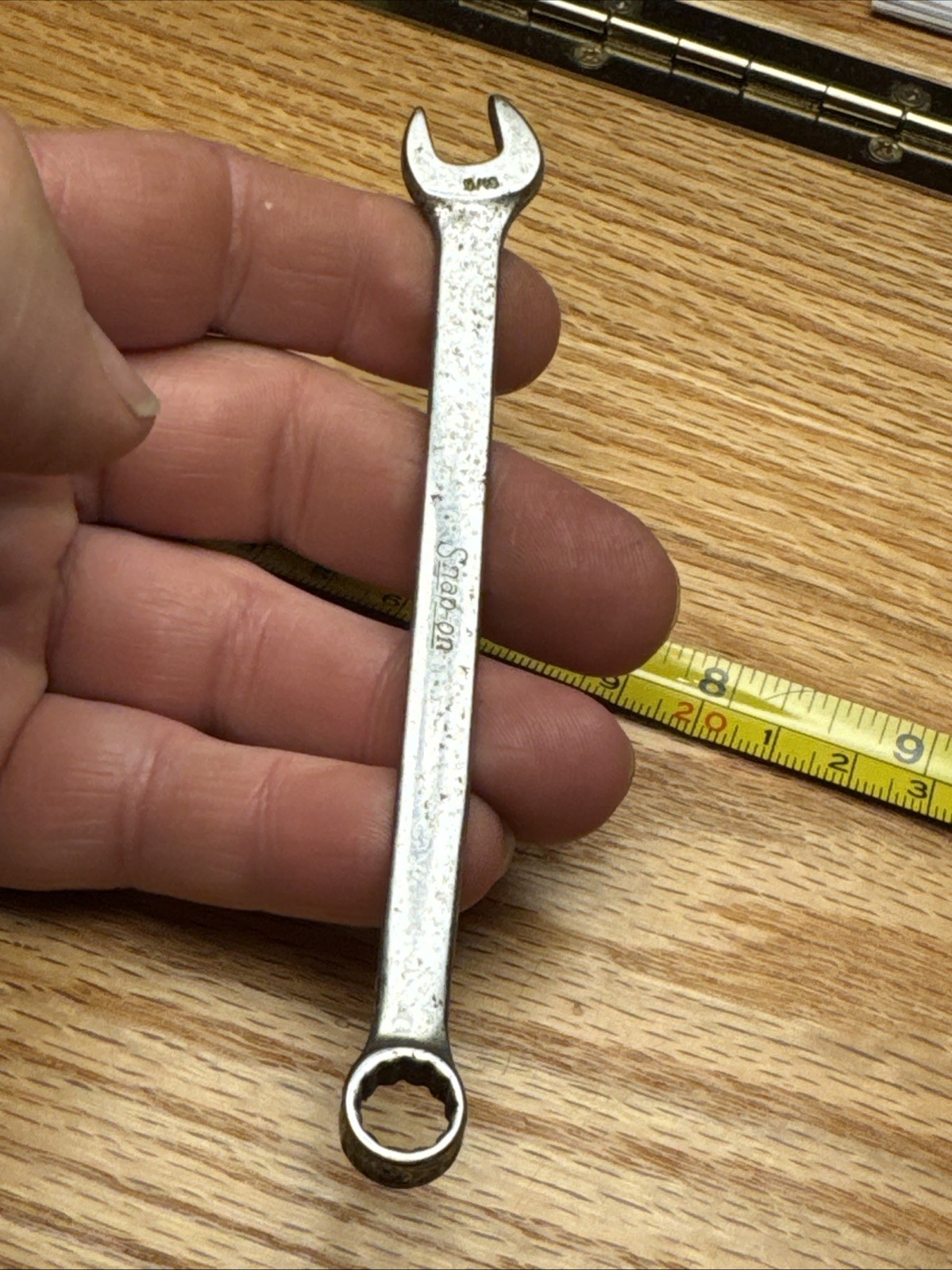 Snap-on Tools OEX100 5/16” Combination Wrench USA SLIGHT BEND