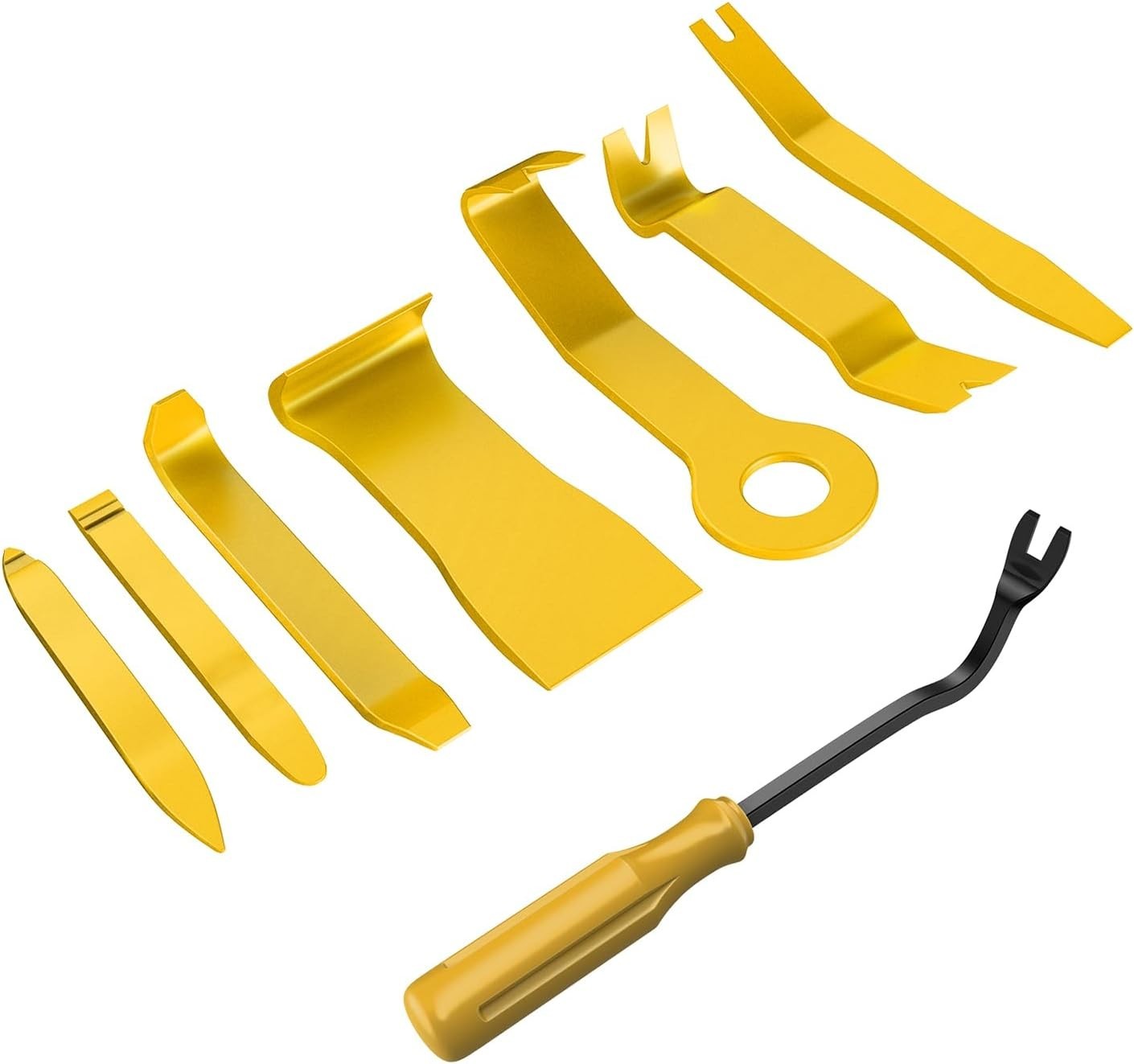 Impact-Resistant 8PC Car Trim Tool Kit – Safe Removal for Dash & Panels