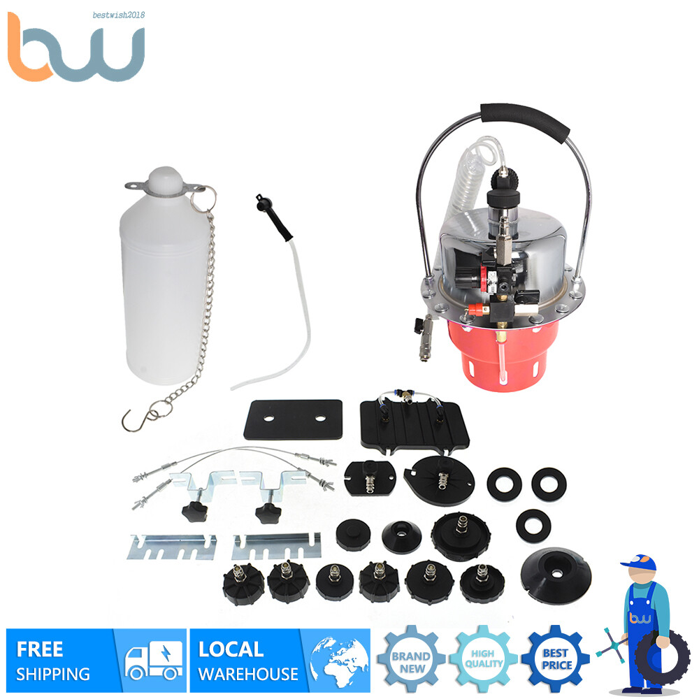 Portable Pneumatic Air Pressure Kit Brake & Clutch Bleeder Valve System 4.5 CFM’