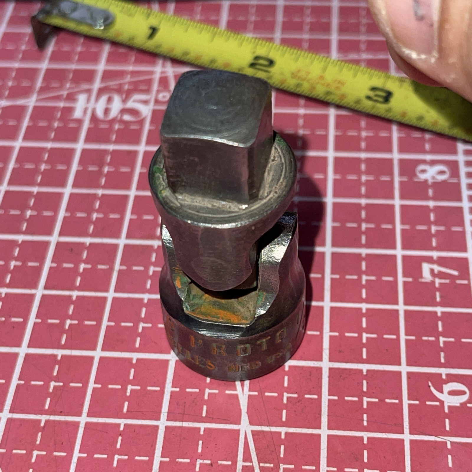 Vintage Proto Los Angeles USA 5470 1/2 Drive Universal Swivel Joint Socket Ext