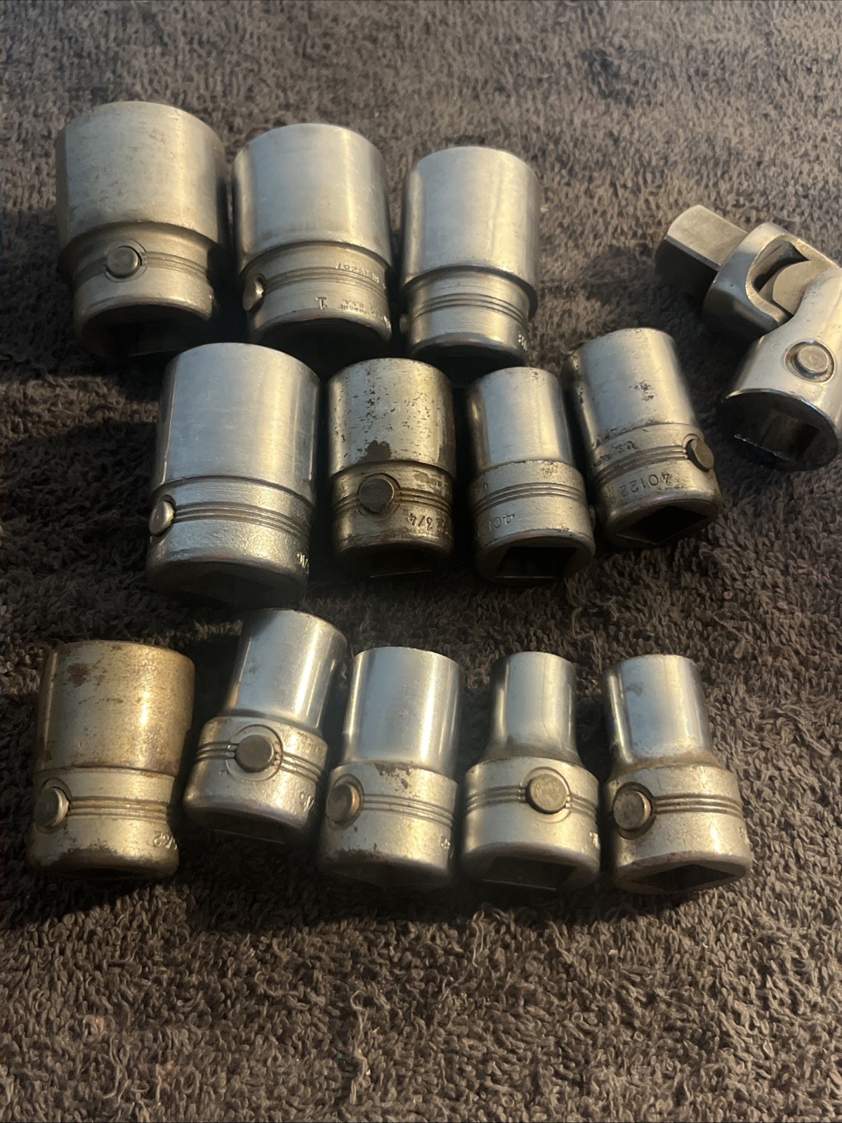 Blackhawk Tools 1940’s 15 Pc 1/2″ Drive Socket Set 7/16″ – 1 1/16″ 49997 Ratchet