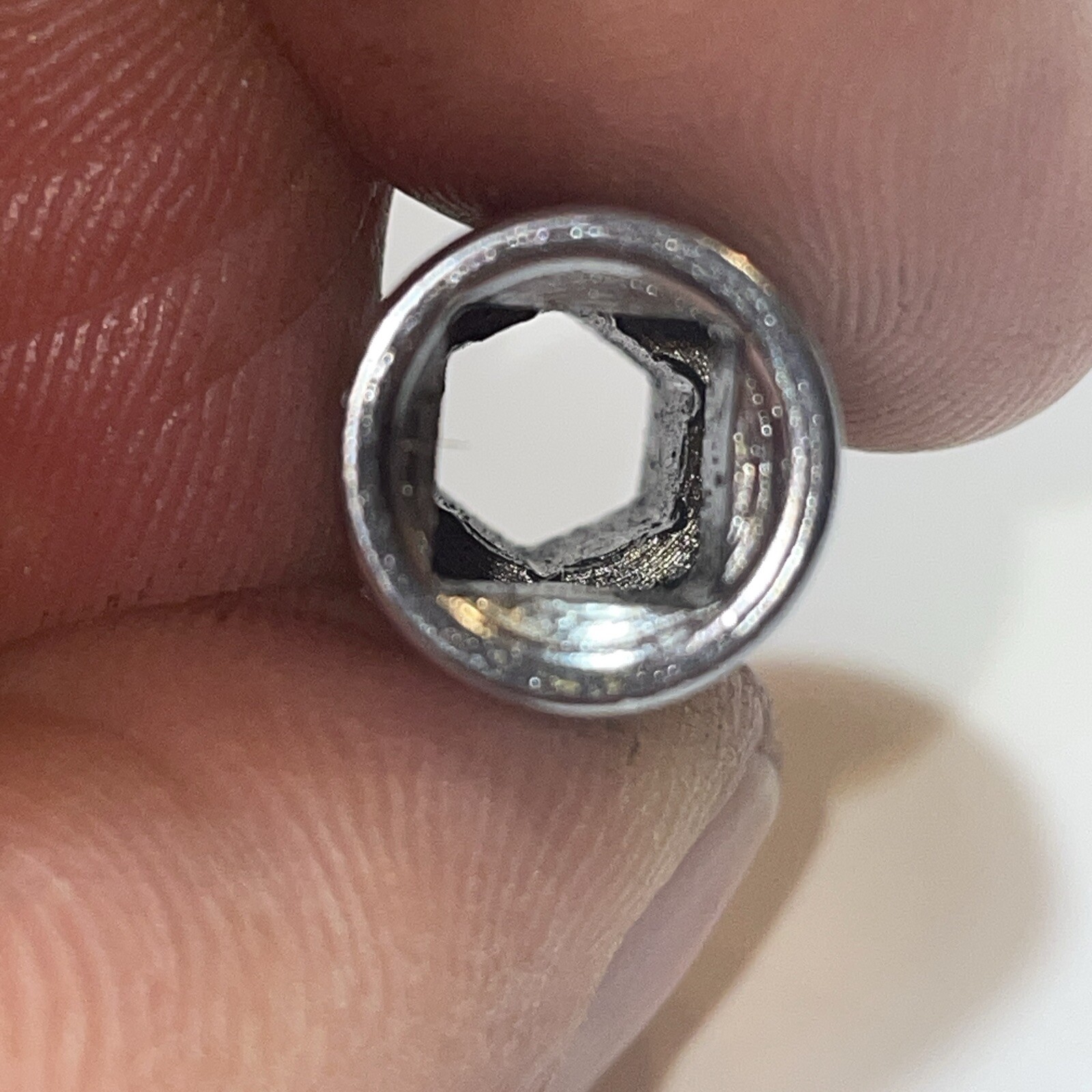 Vintage Craftsman USA 6mm 6 Point 1/4″ Drive Shallow Socket 43502, -V- Series