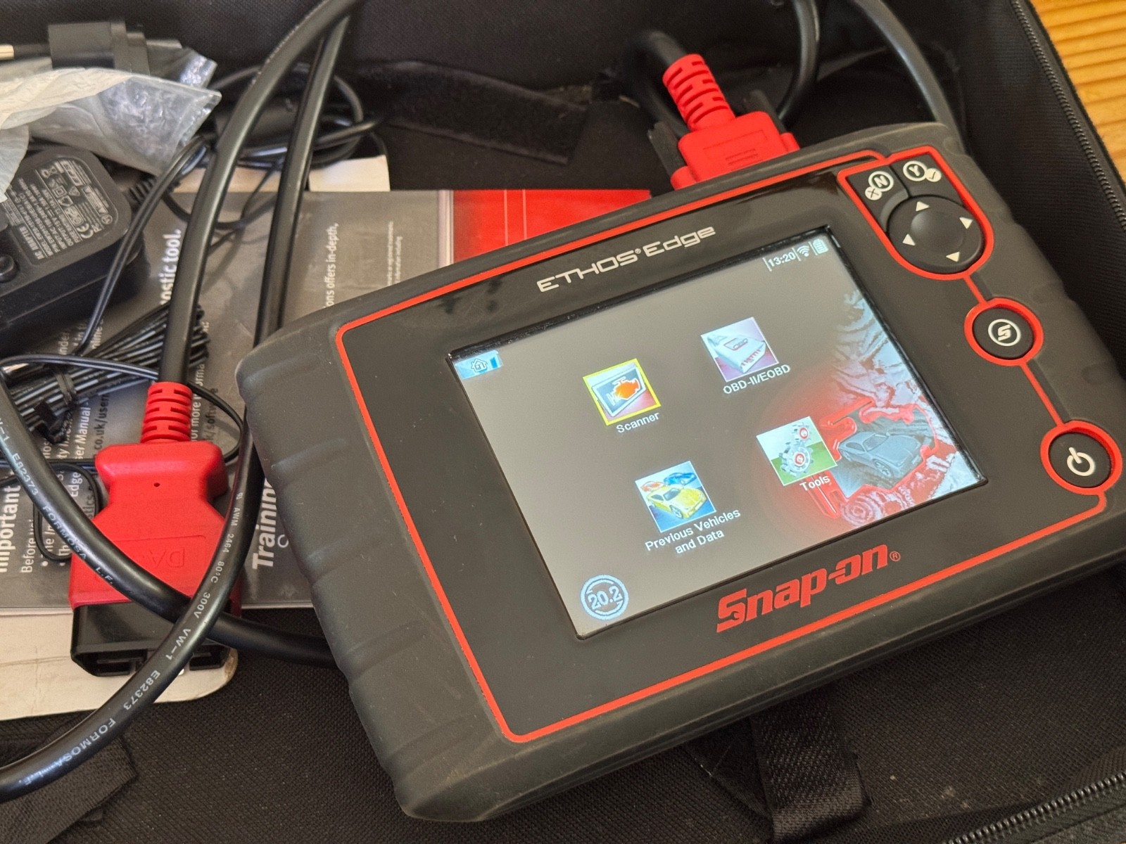 Snap On Ethos Edge 20.2 Diagnostic Scanner OBD2 Fault Code Reader Garage 20.2