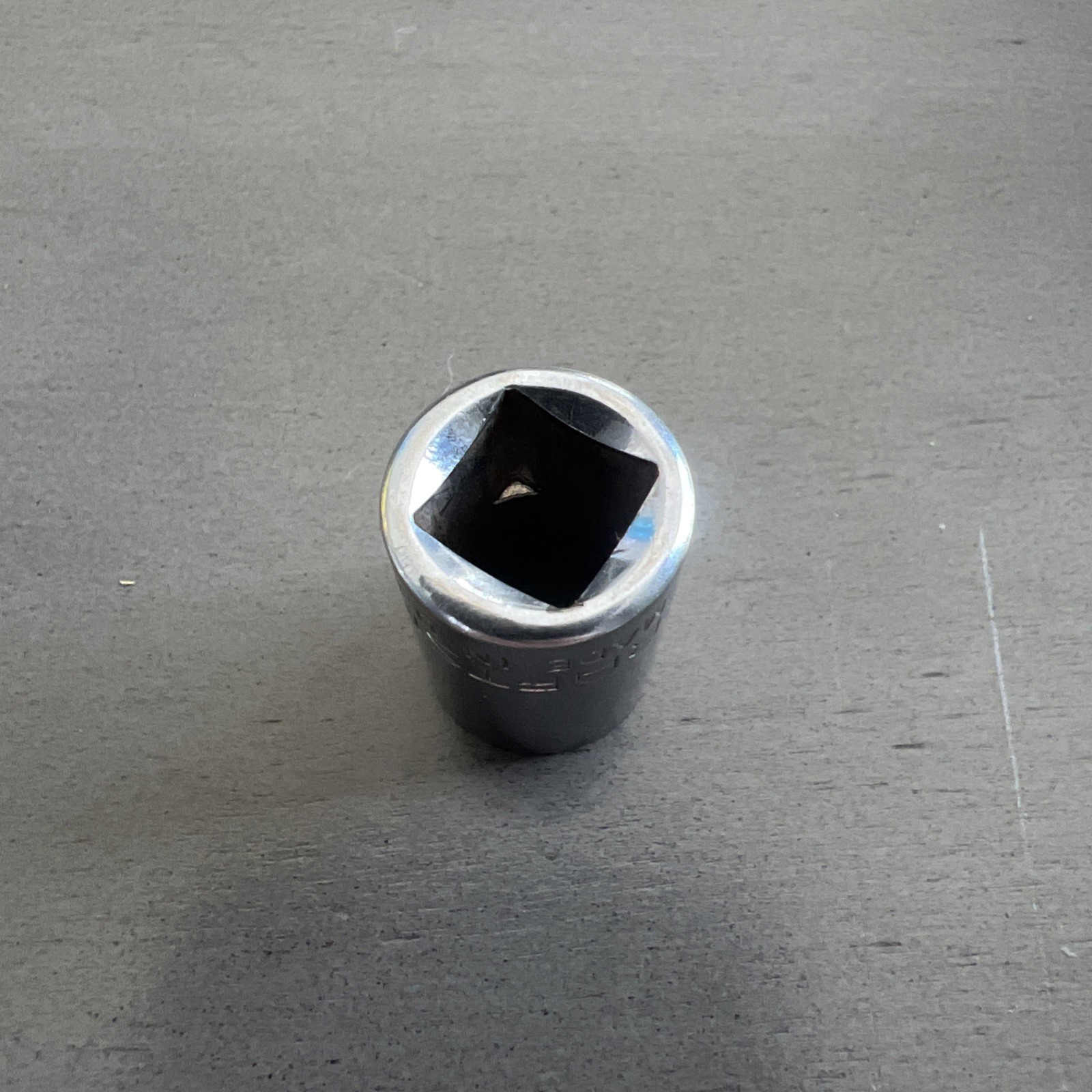 Craftsman -G- 7/16″ 12 Point Shallow Chrome Socket 3/8″ Drive 44332 USA