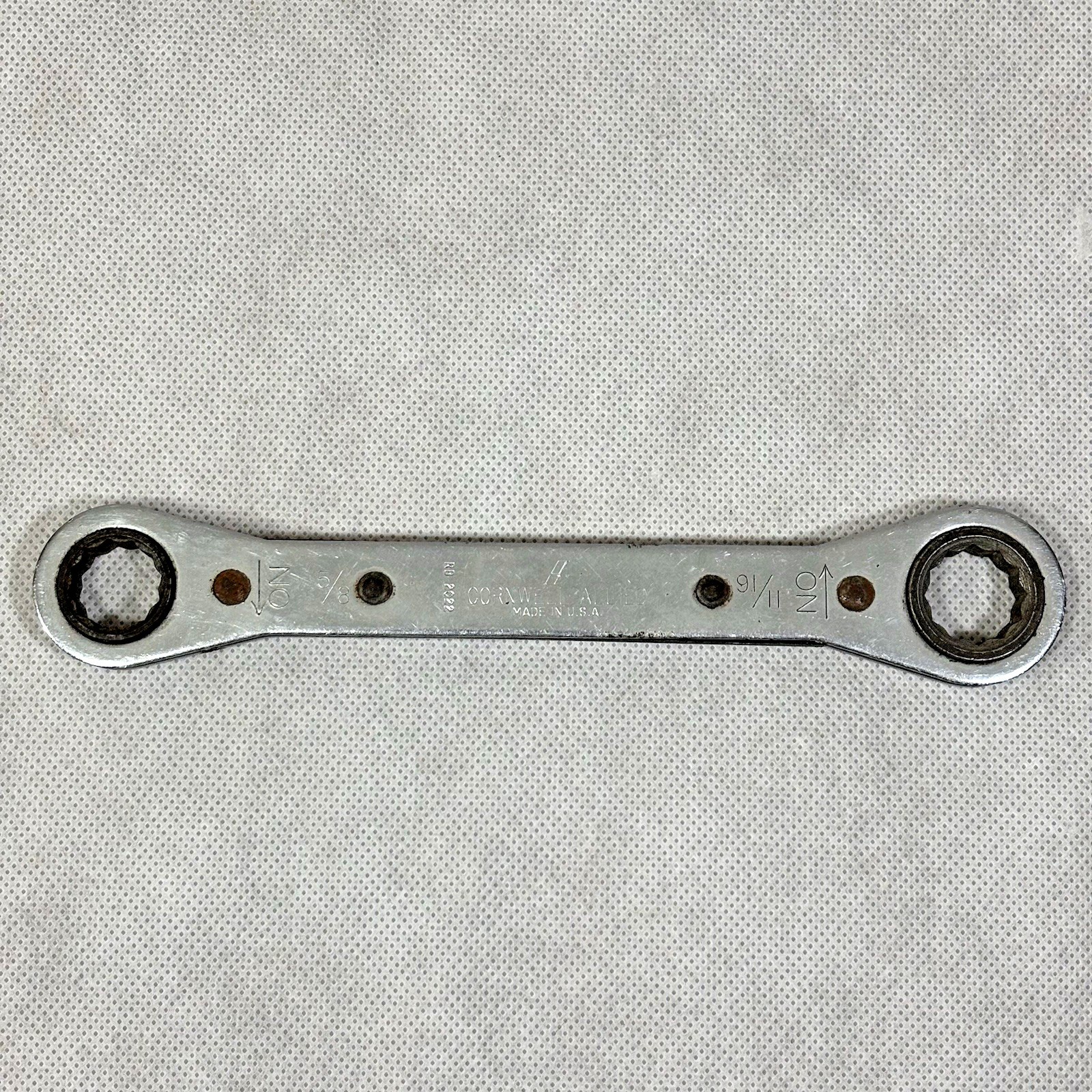 Cornwell-Allied Ratcheting Box Wrench Lot 3/4″ x 7/8″ 5/8″ x 11/16″ 1/2″ x 9/16″