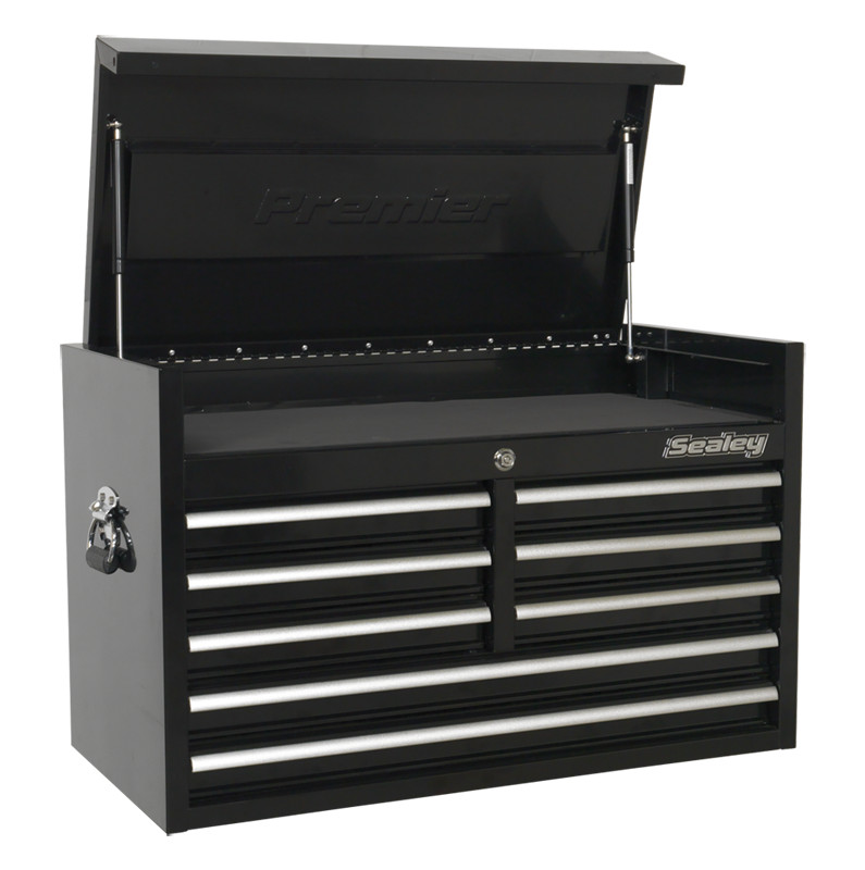 Sealey PTB91508 Topchest 8 Drawer 915mm Heavy-Duty Black