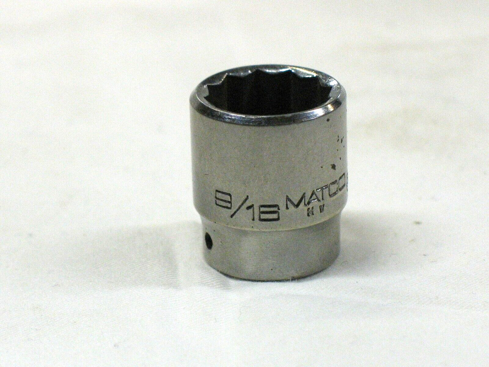 MATCO Tools 9/16in 1/4in Drive Shallow 12 Point Socket #A182