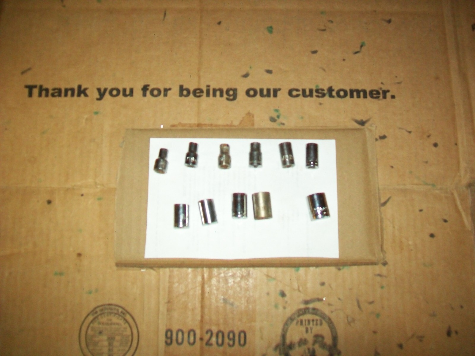 11 Of Unbranded SAE Standard Sockets 1/4 Drive 6 Point