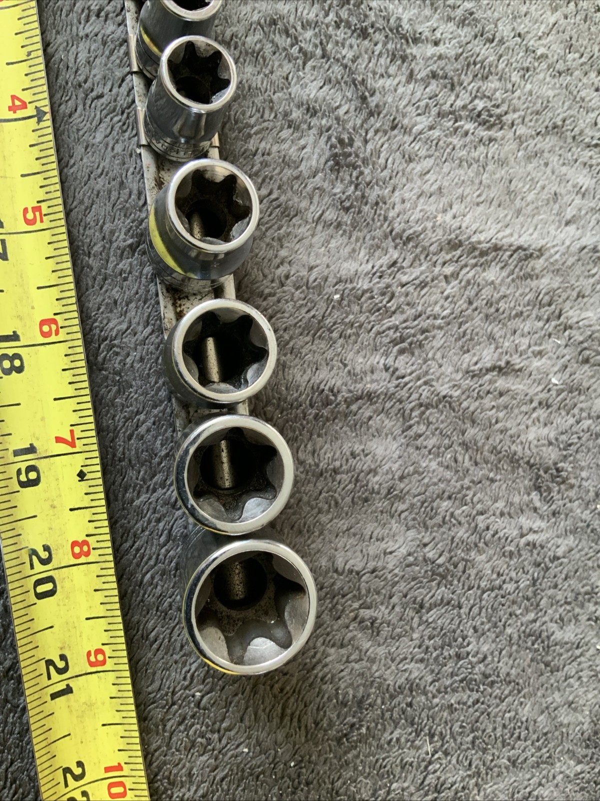 Snap On Inverted Torx Socket Set, 1 Is Different Style…..see Descrip