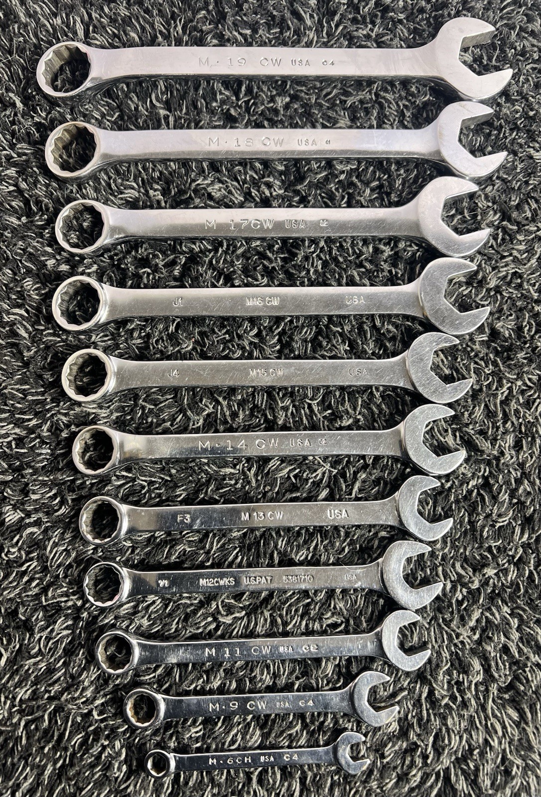 MAC Tools 11pc 6mm + 9mm + 11mm – 19mm Metric 12pt Combo Wrench Set