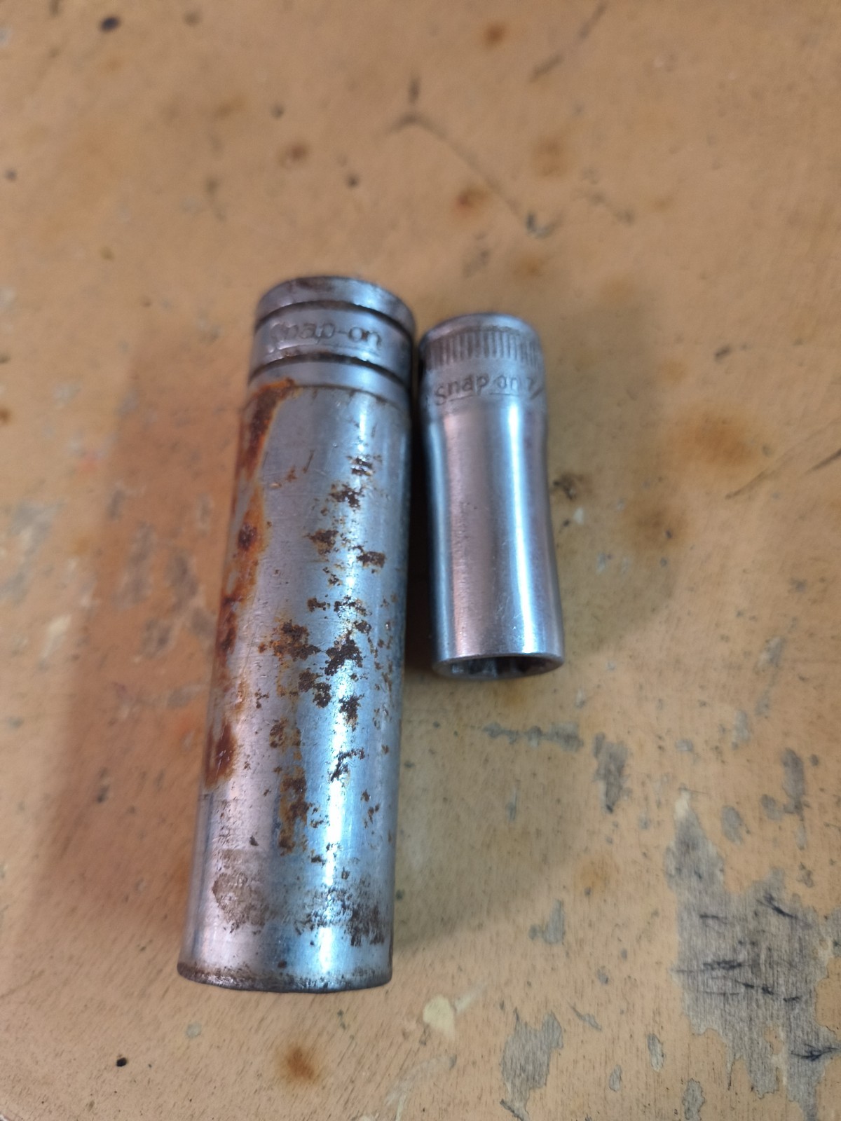 To Snap-on Deep Sockets 1/2″ 5/8 TS 6 Pt, And 7/16 3/8 12pt