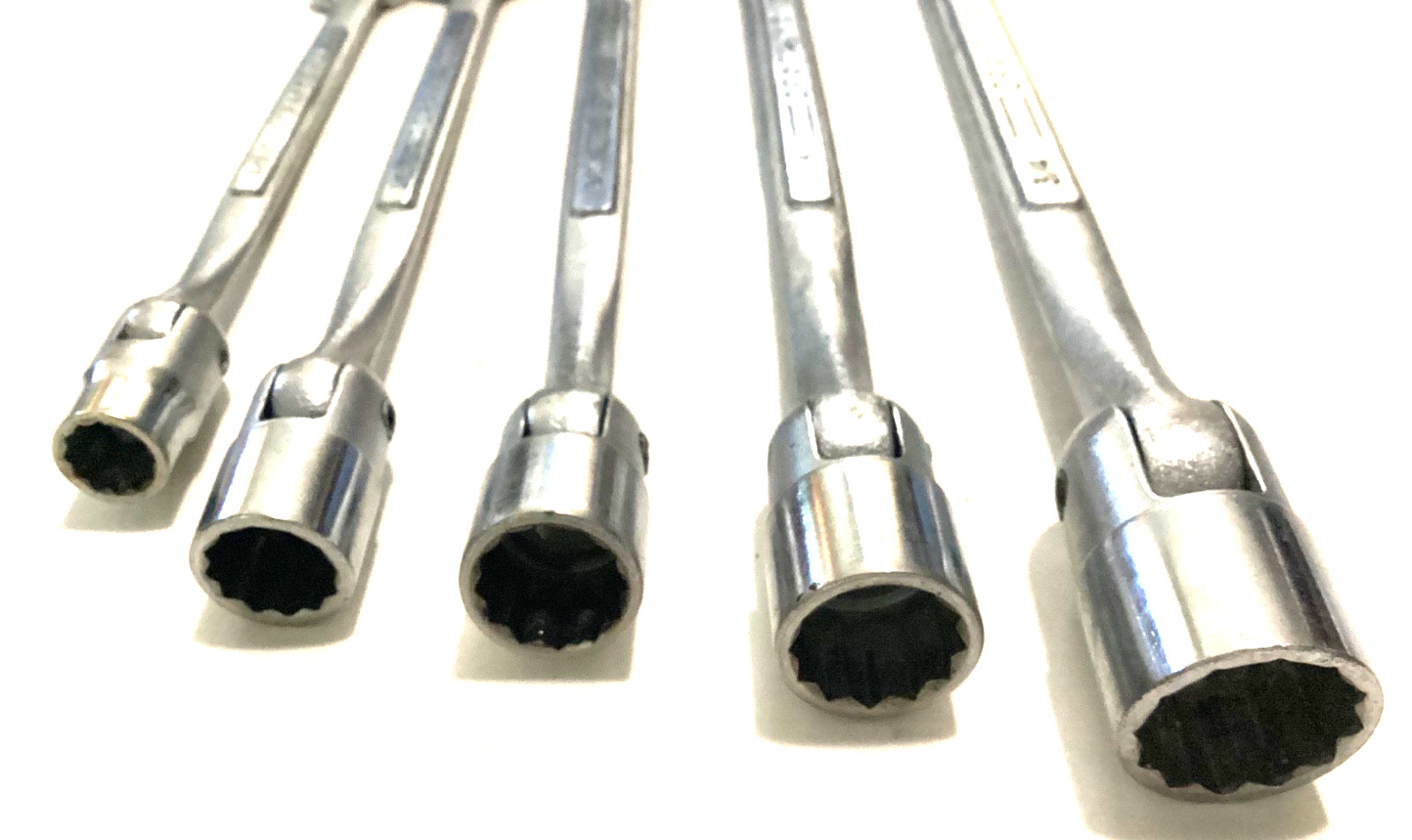 VTG Craftsman Flex Socket Combination Wrench 5pc Saltus 3/8 1/2 9/16 5/8 3/4″ V