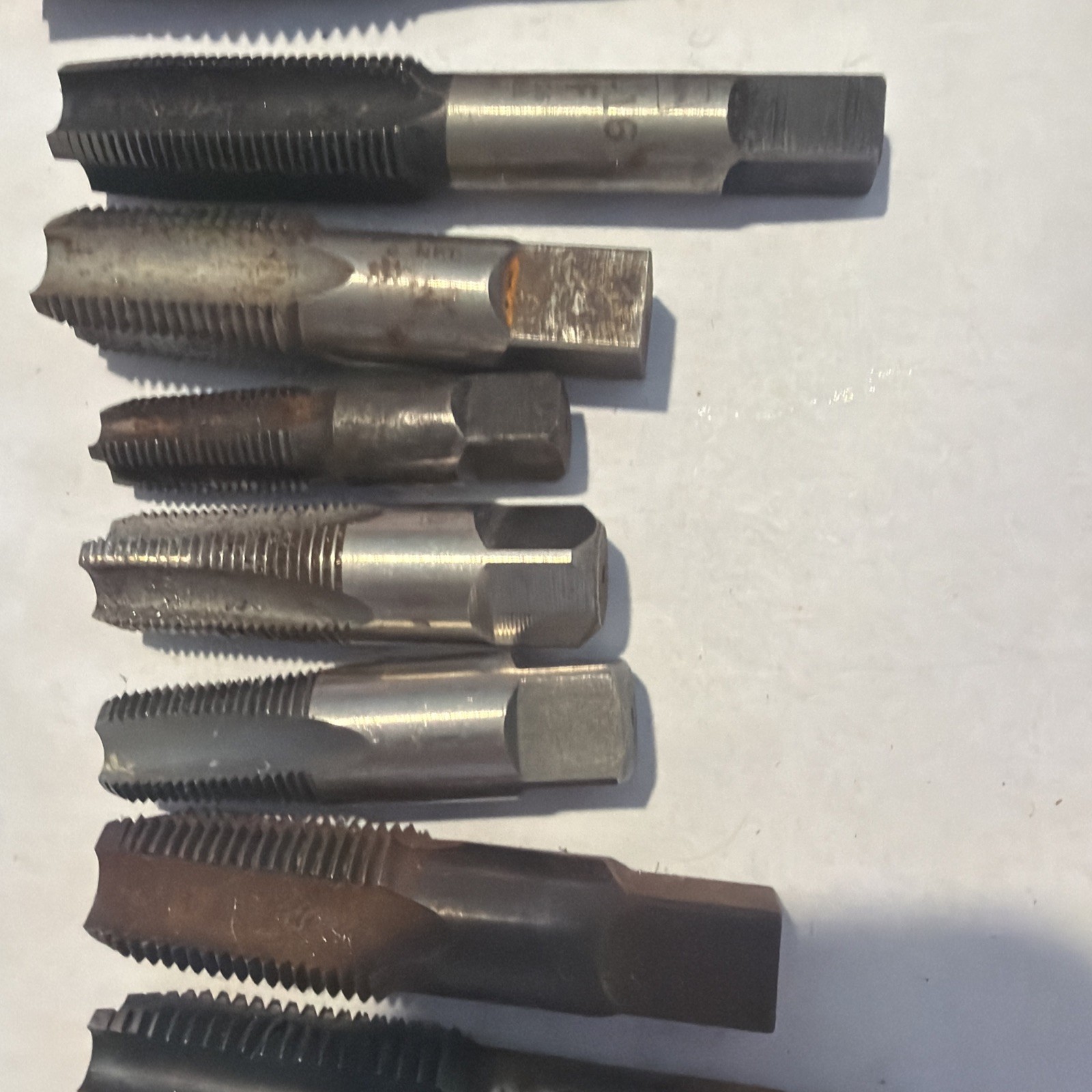 Mixed Lot R&N / Hanson / SKF Thread Taps Machinist Shop Tool