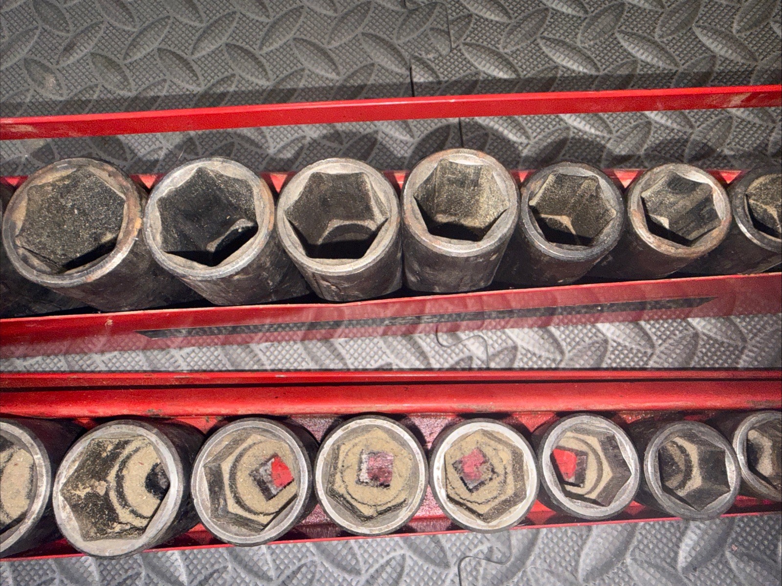 Mac Tools 28pc 1/2” SAE Impact Socket Sets Shallow And Deep 3/8 To 1 -1/4
