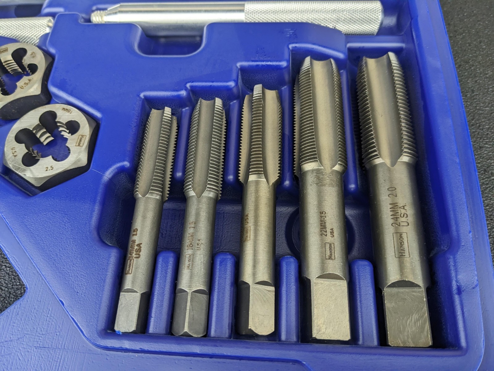 #bo940 Irwin Hanson NEW 97311 Tap And Die Set 14Mm-24Mm
