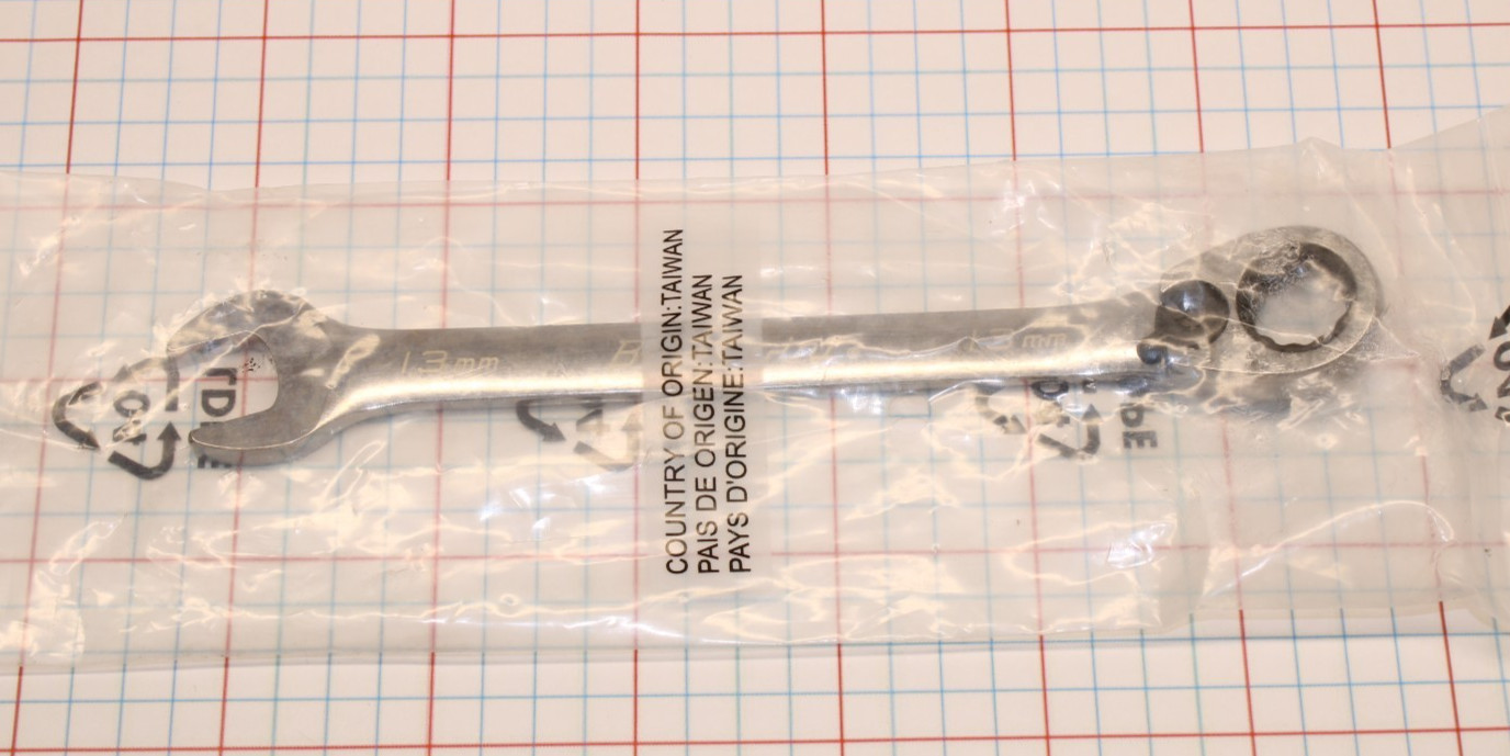 Blue-Point 13mm Ratchet Box Combination Wrench 12-Point New BOERM13