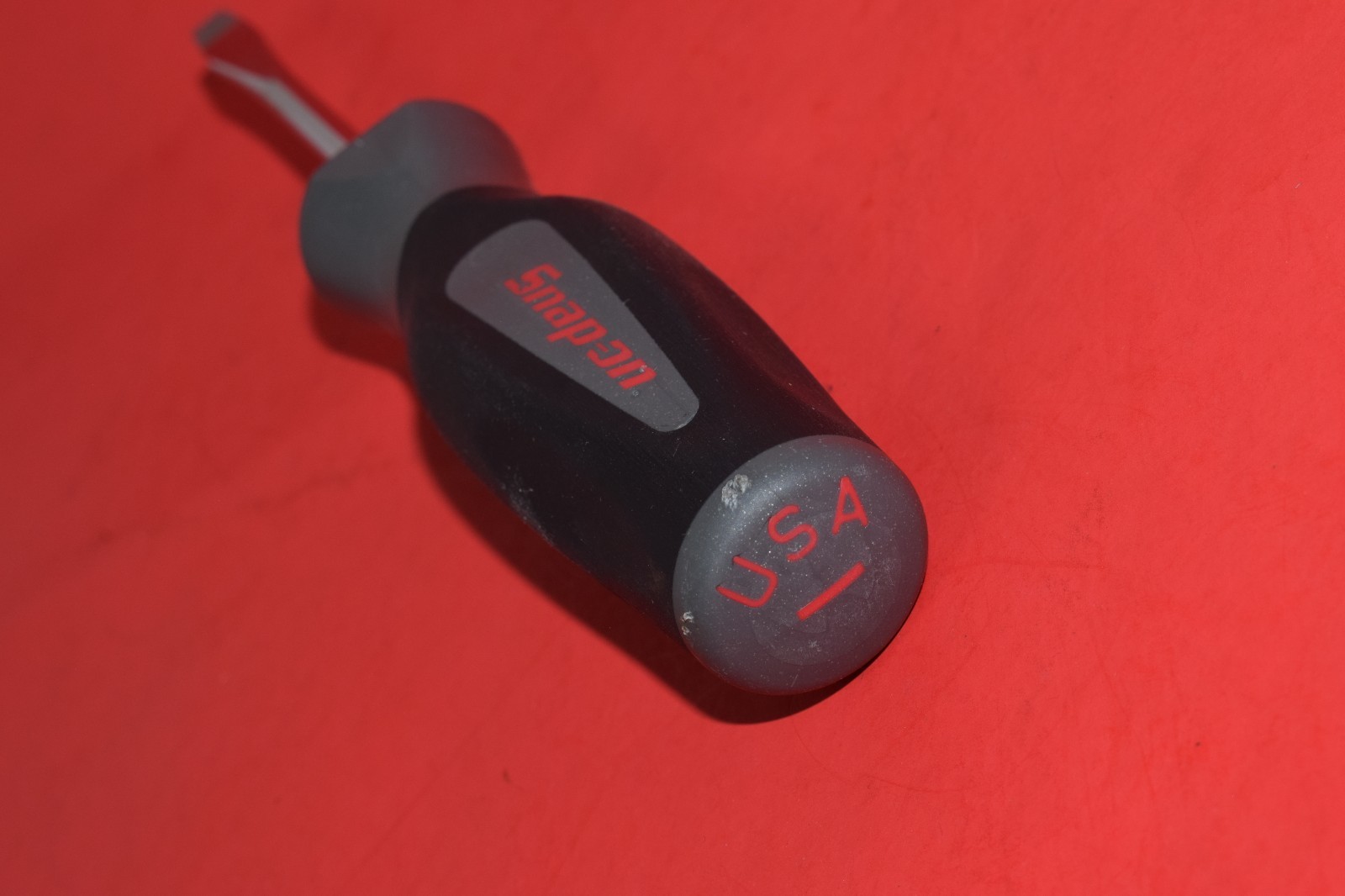 NEW Snap-On Standard 7/32″ Instinct Soft Grip 7″ Long Dark Titanium Screwdriver
