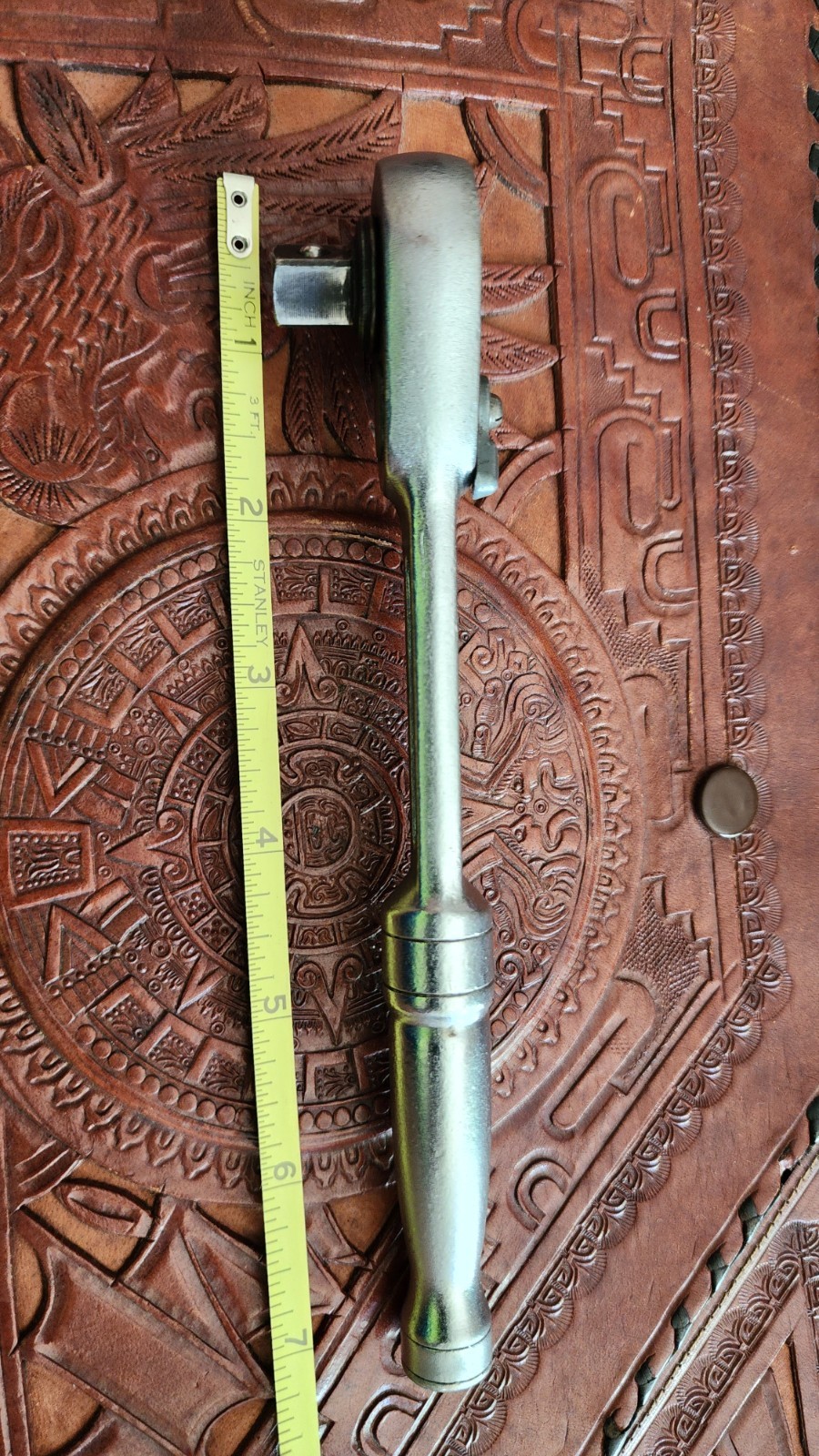 RARE Gedore Vanadium No. 3093U Made In Germany 3/8 Ratchet, W/ Dual Oiler Ports.