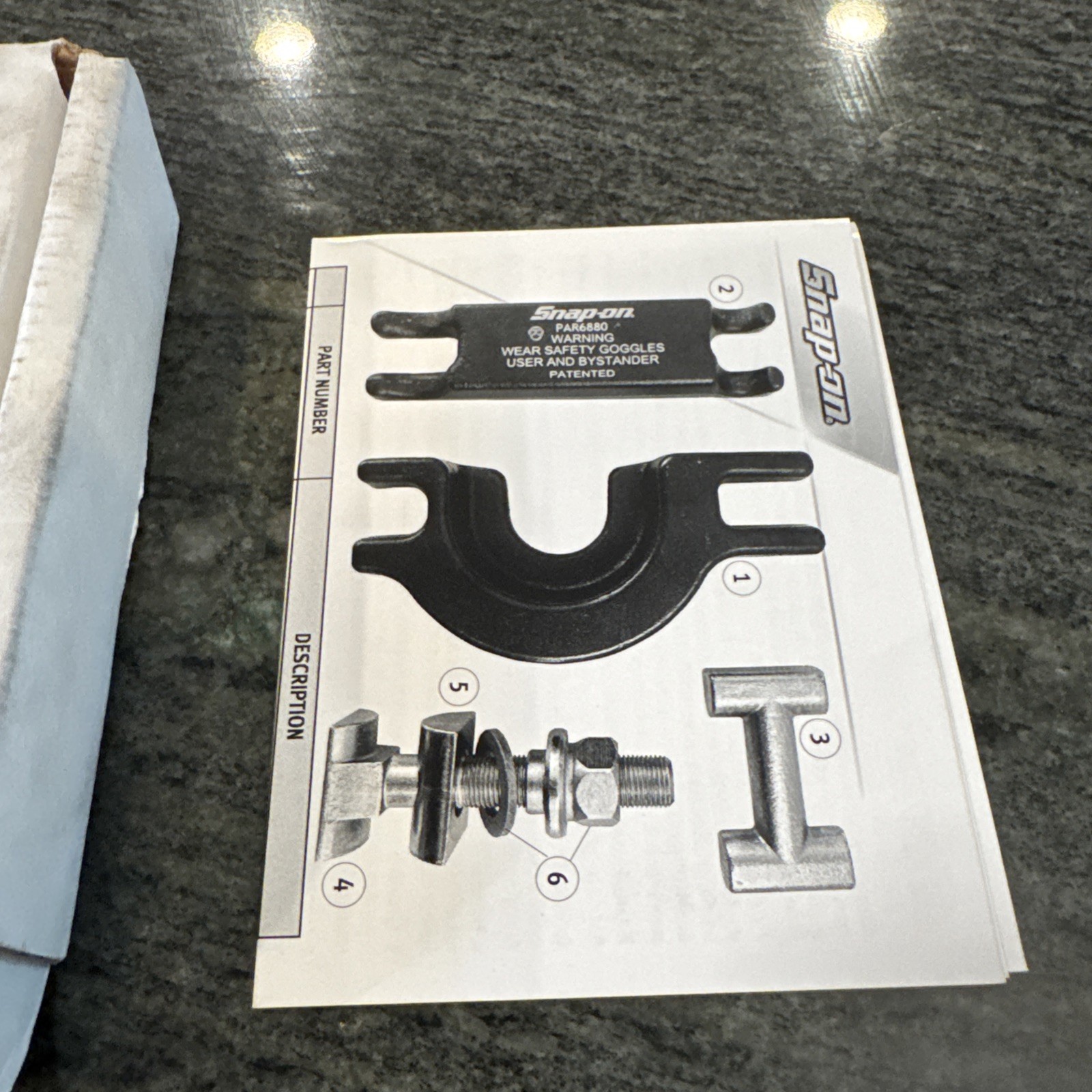 Snap On High-Leverage/Low-Profile Pitman Arm Puller PAR6880