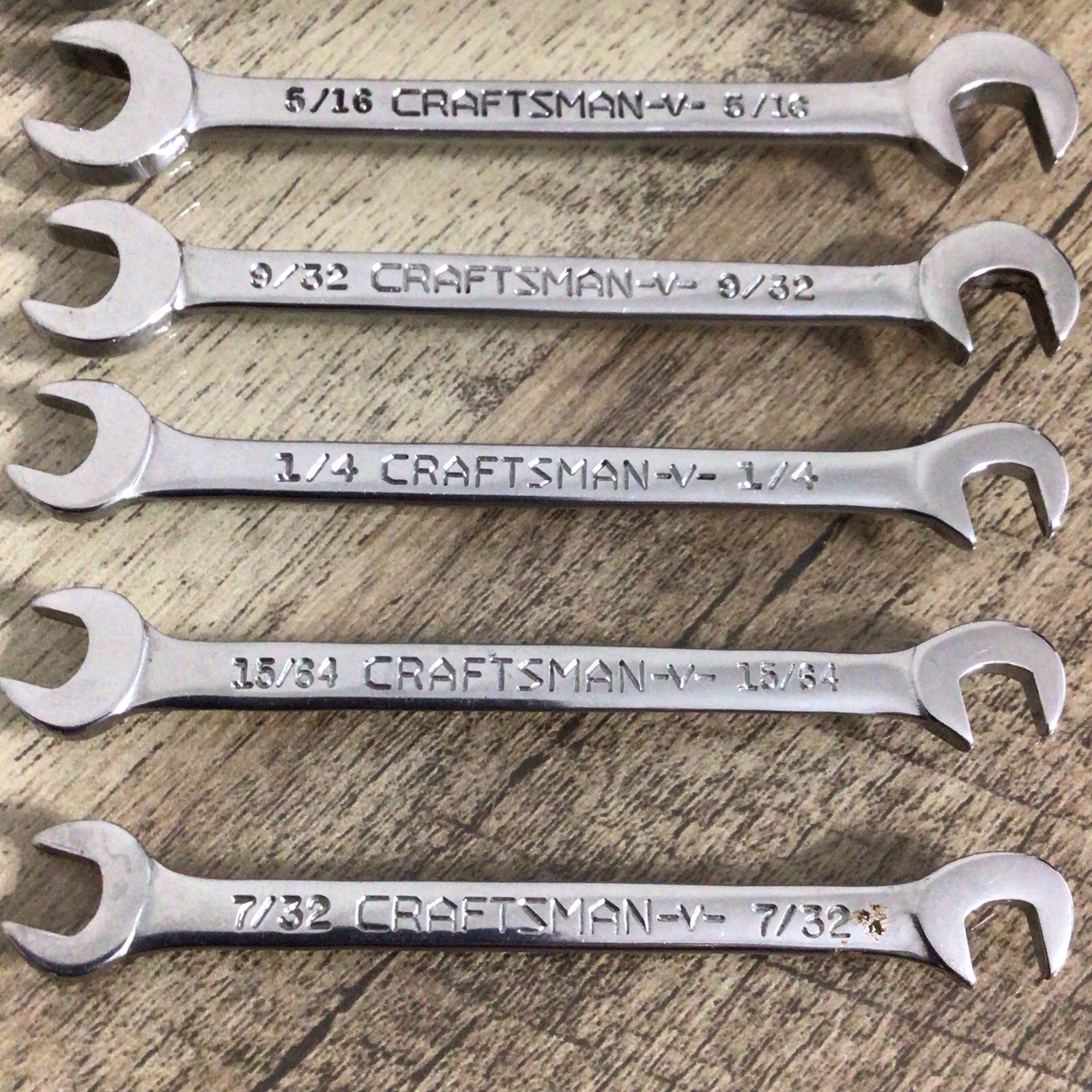 Craftsman V Series Small Wrench Mixed Lot of 8