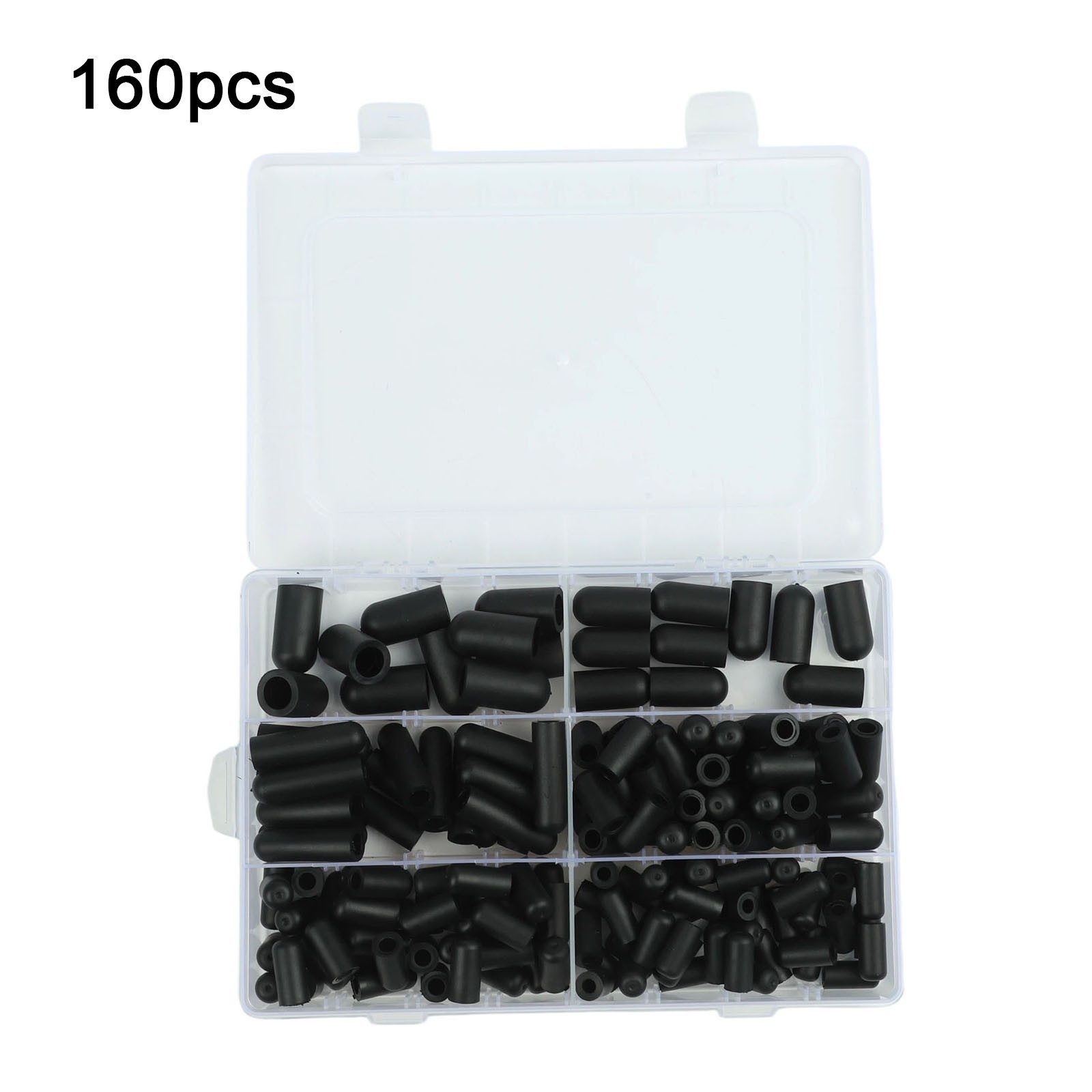 160 PCS Carburetor Vacuum Dust Cover Set Rubber Intake Covers Multiple Sizes
