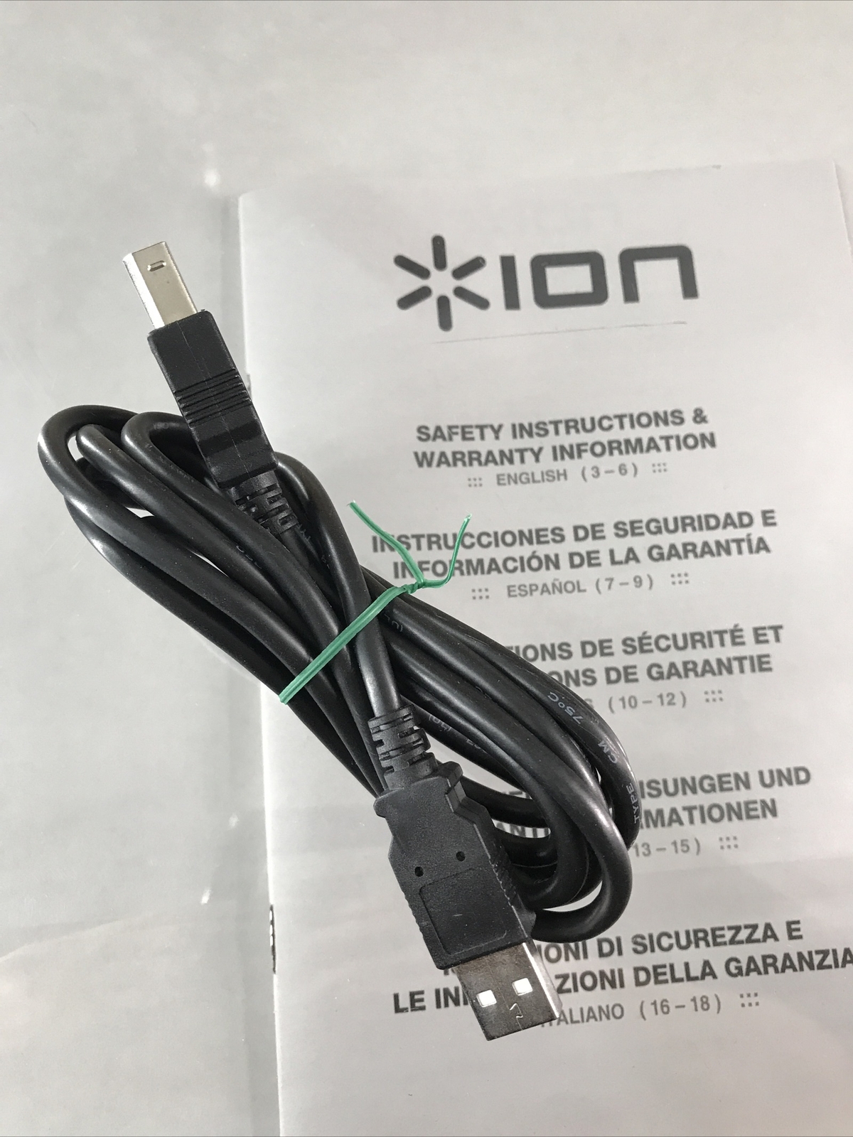 Ion Profile Pro Record-To-MP3 Turntable w/ USB Input Excellent Cond. Like New