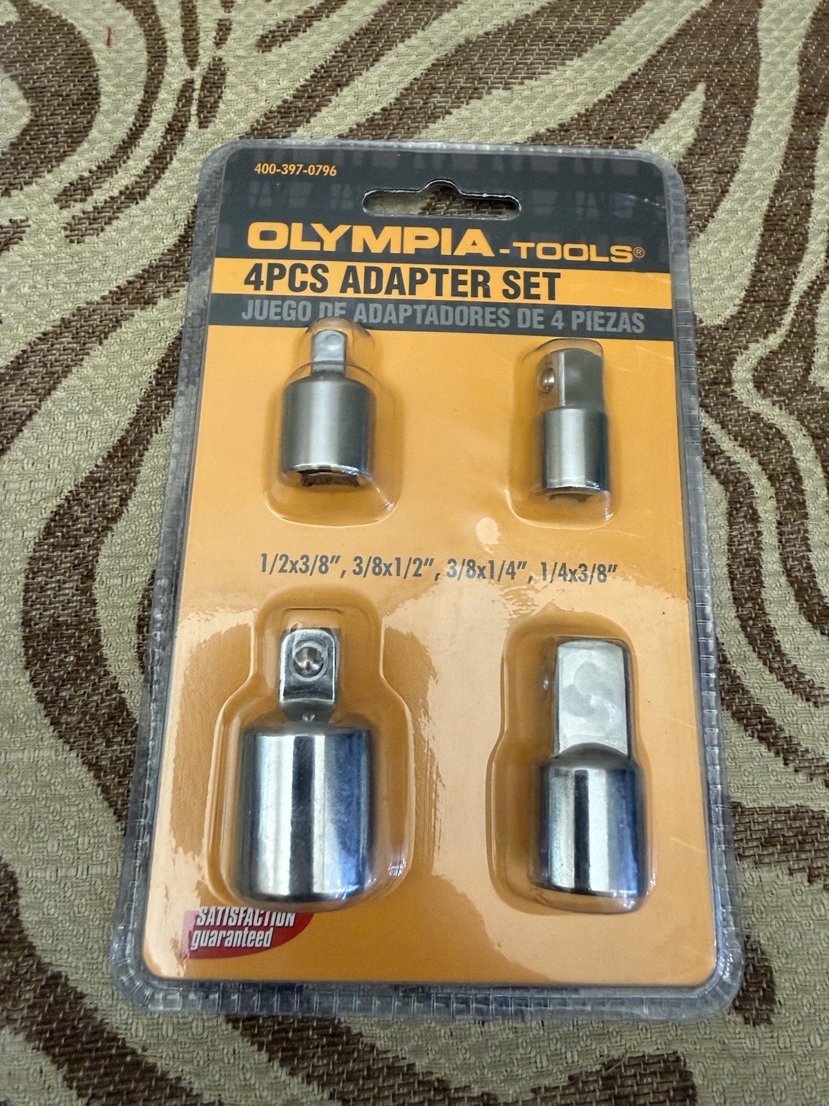 4Pcs Socket Adapter Set Olympia Tools 1/2×3/8 3/8×1/2 3/8×1/4 1/4×3/8