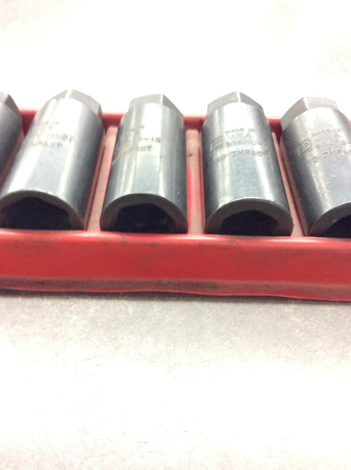 SP USA 91600 NO IMPACT DEEP SOCKETS 14MM,17MM,18MM,19MM,21MM,22MM WITH CASE