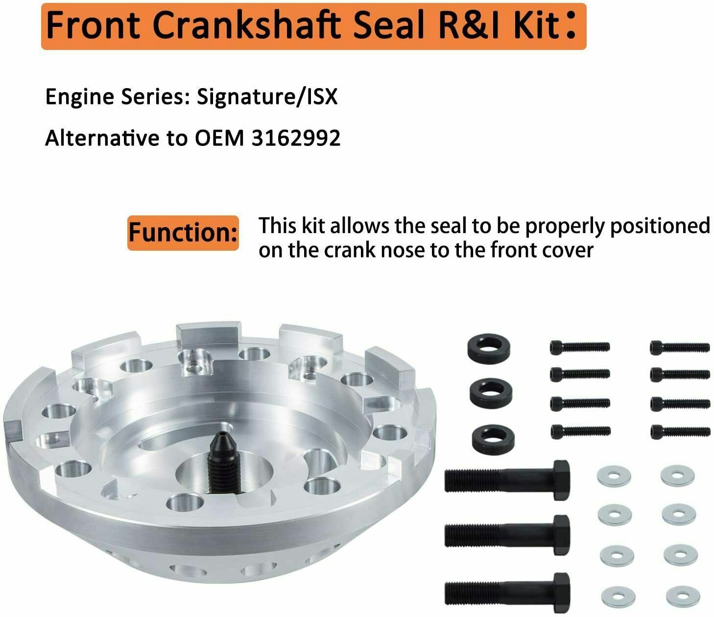 3162992 Front Crankshaft Seal Remover Installer for Cummins ISX QSX Diesel