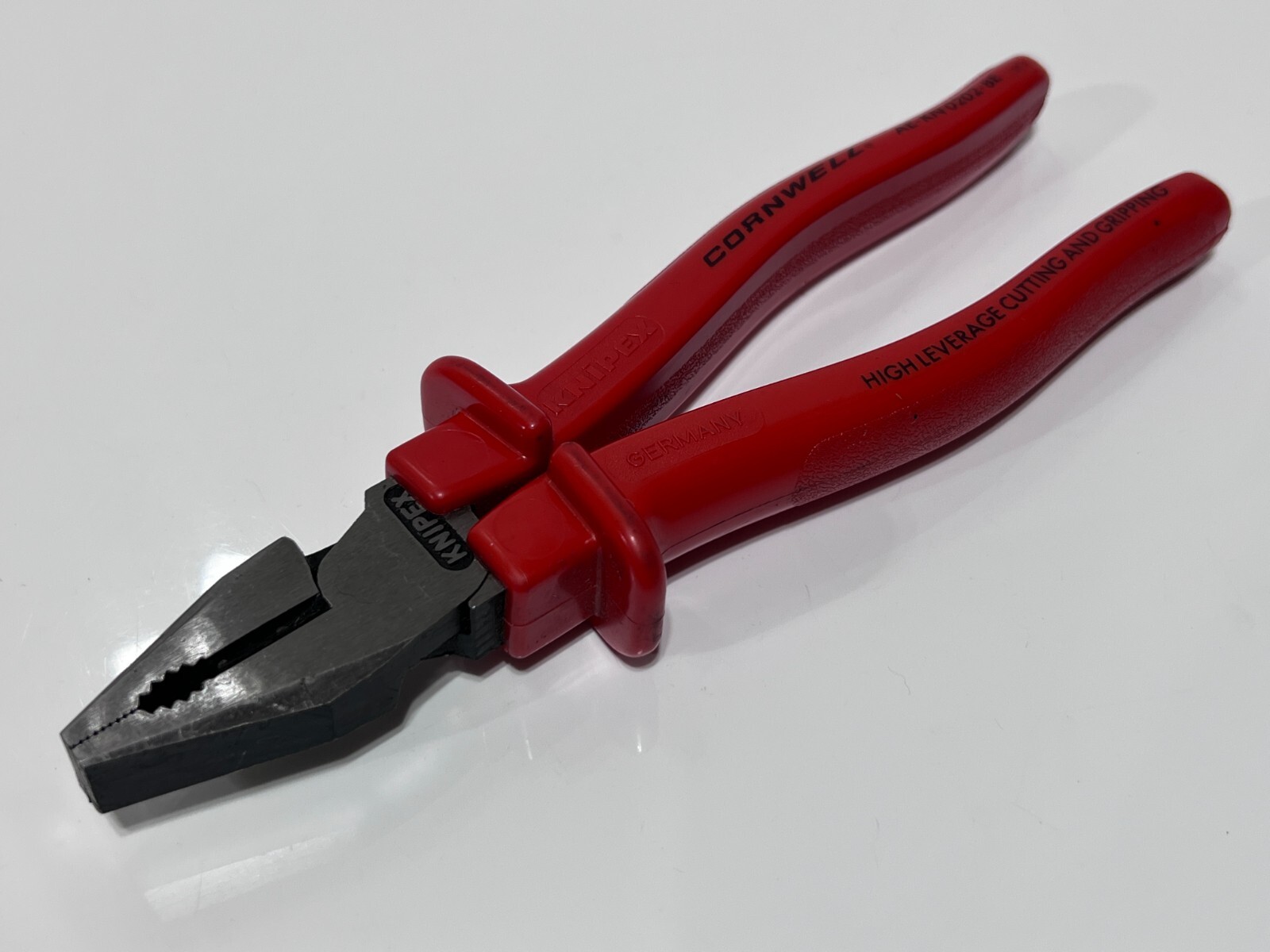 Cornwell KNIPEX AE-KN 0202-8E Insulated High Leverage Cutting & Gripping Pliers