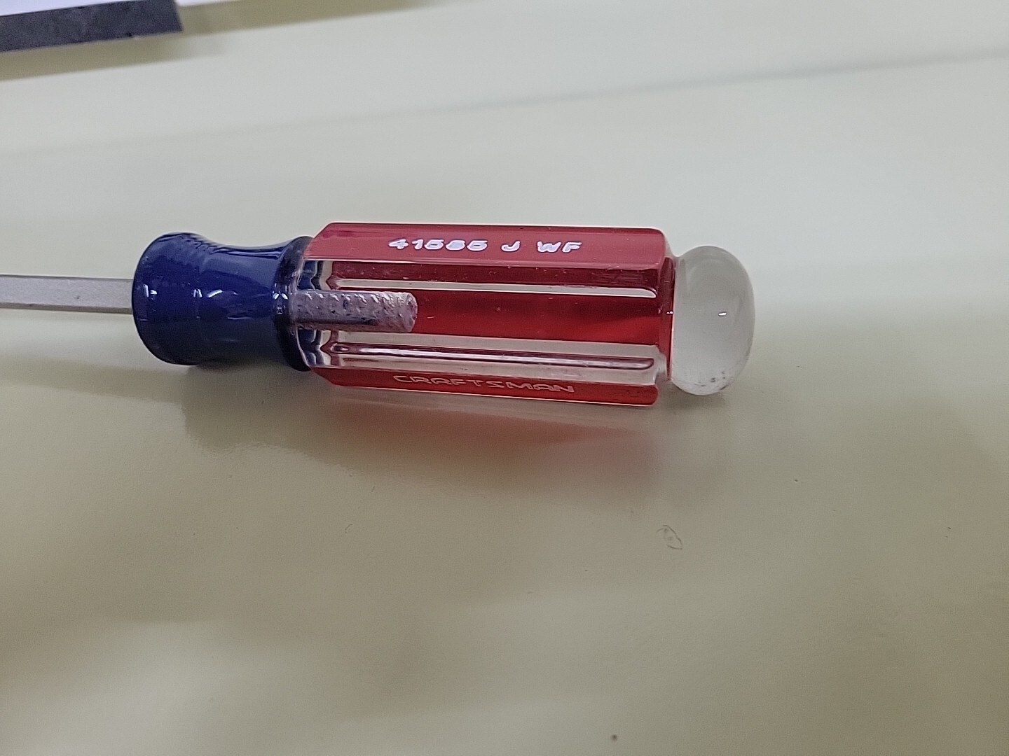 Craftsman 41585 Flat Slot Screwdriver 1/4″ Tip WF 12″ Square Shaft 16″ LONG USA