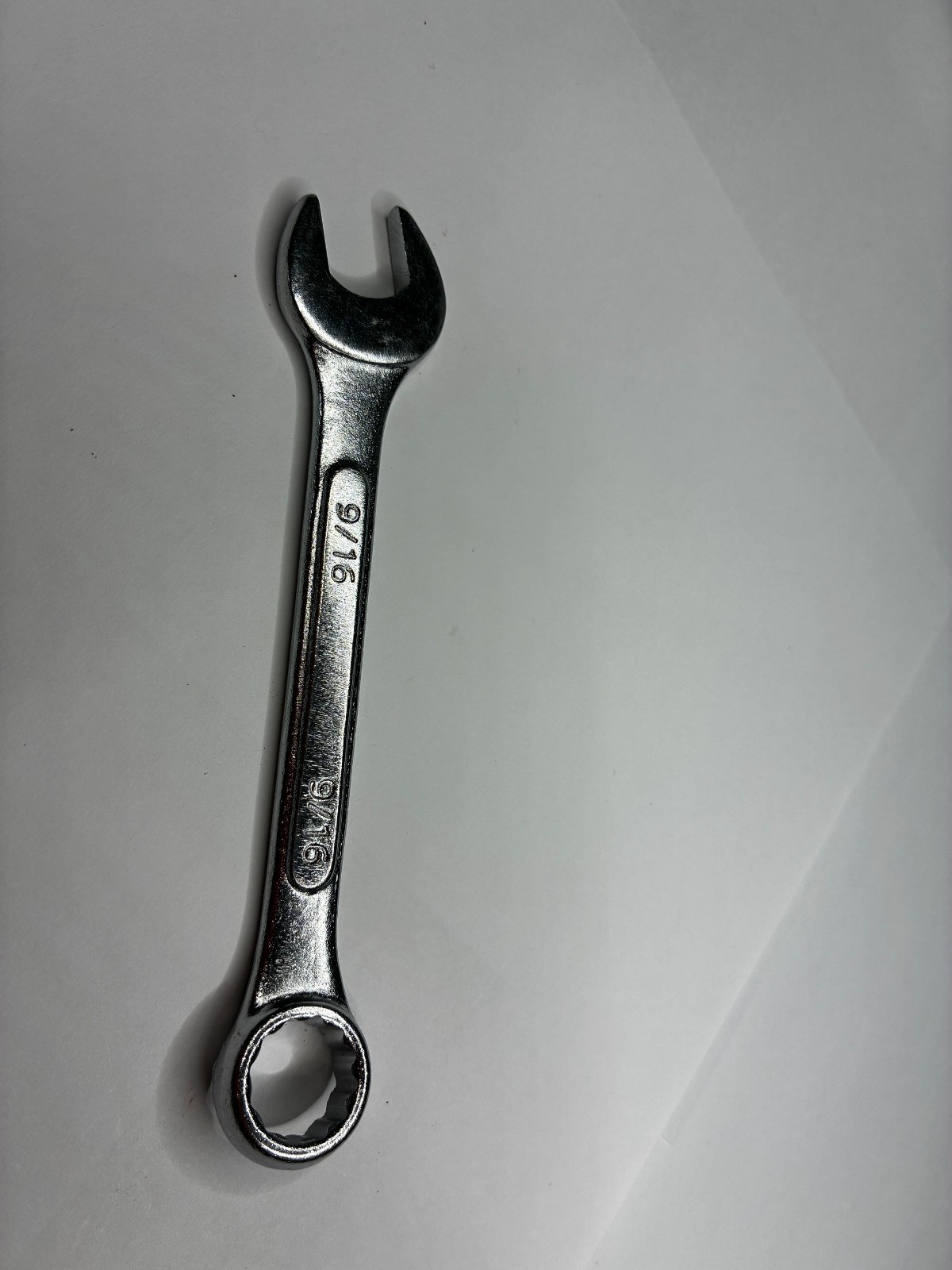 9/16 Combination Wrench SAE Drop Forged Open End Box End Chrome