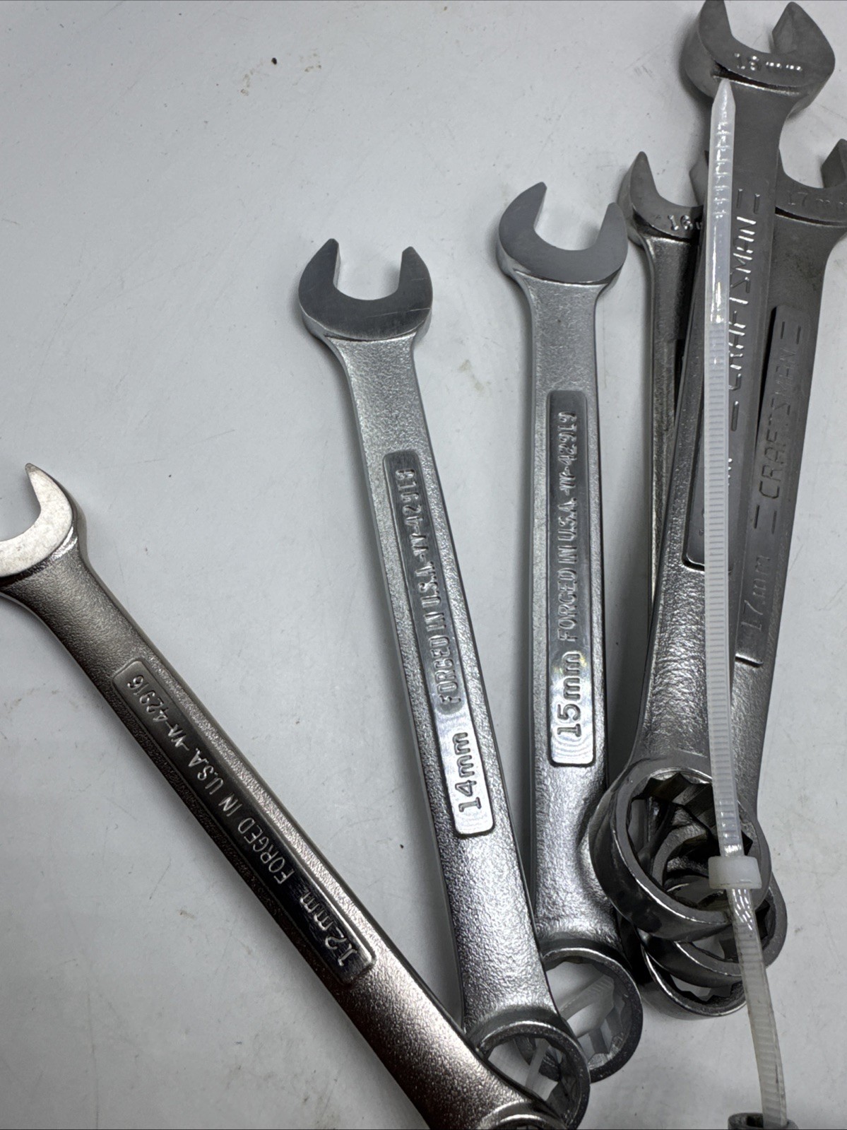 Craftsman Overdrive 11 Piece Metric Combination Wrench Set 6mm – 19mm USA
