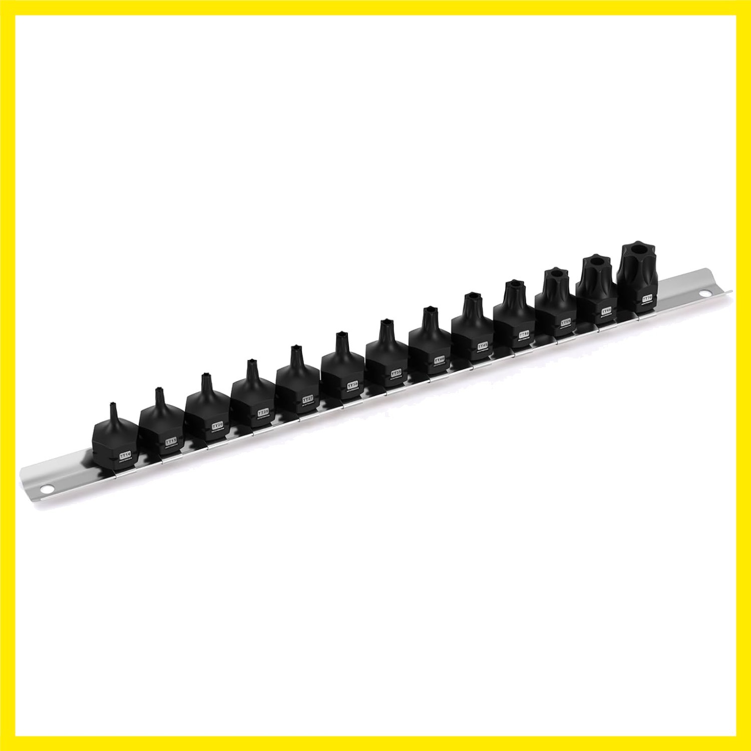 13-Piece 3/8″ Drive Stubby Impact Torx Bit Socket Set,TT10-TT70, S2 Steel Air…