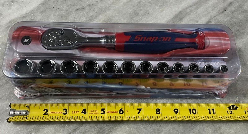 NEW Snap-On 250th America Anniversary 3/8 Stars Ratchet & Metric Sockets 8-19mm