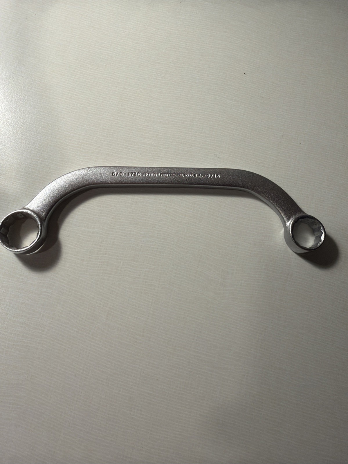 Proto Tools N0. 1730 5/8″ x 9/16″ 12pt Half Moon Box End Obstruction Wrench USA