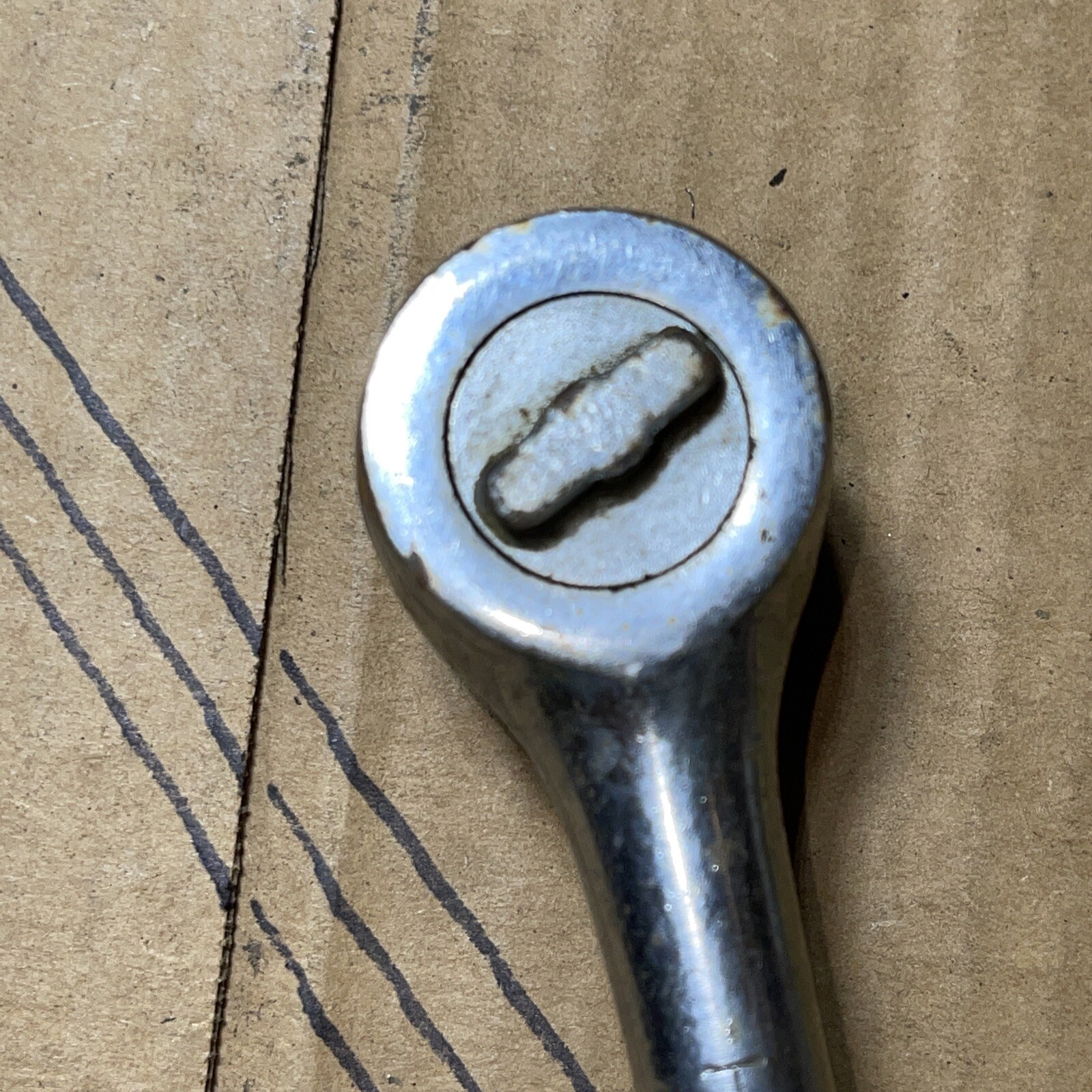 Vintage Husky USA CS 43 1/2 Drive Reversible Socket Ratchet Working CS43 1/2″