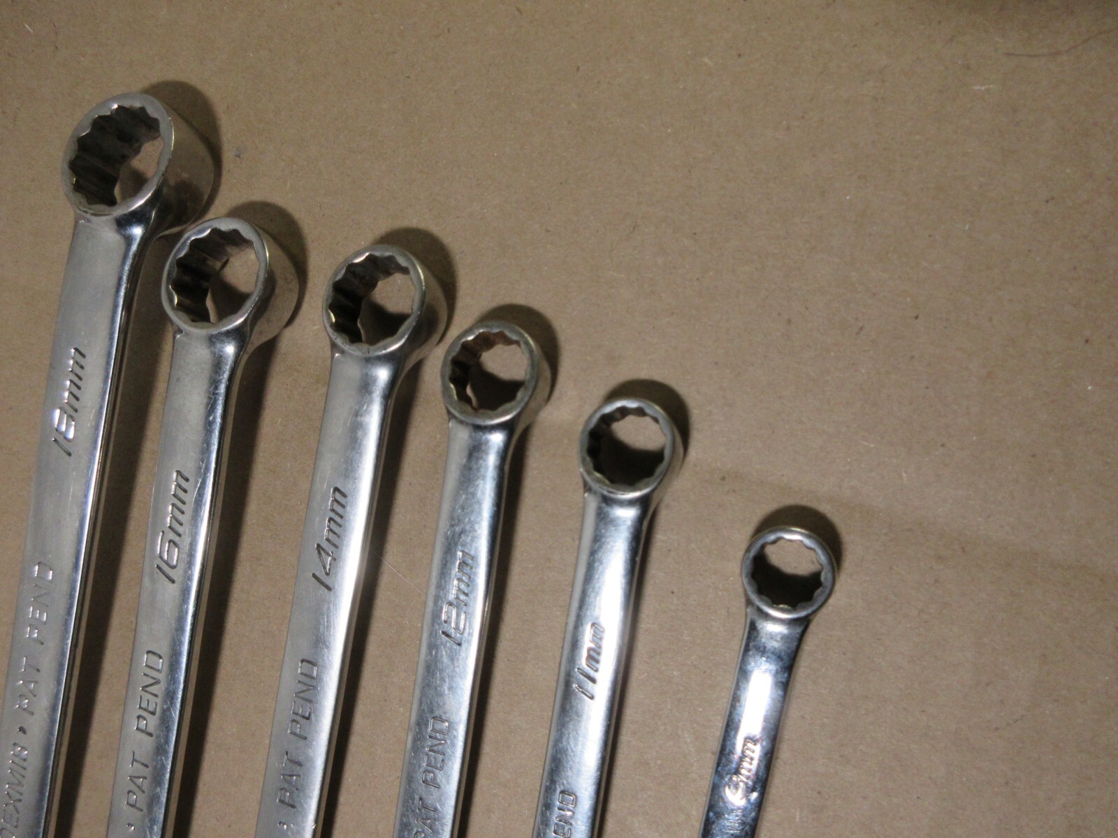 Snap-on USA SOEXM, 9, 11, 12, 14, 16, 18mm 11 has been ground down, no owners ma